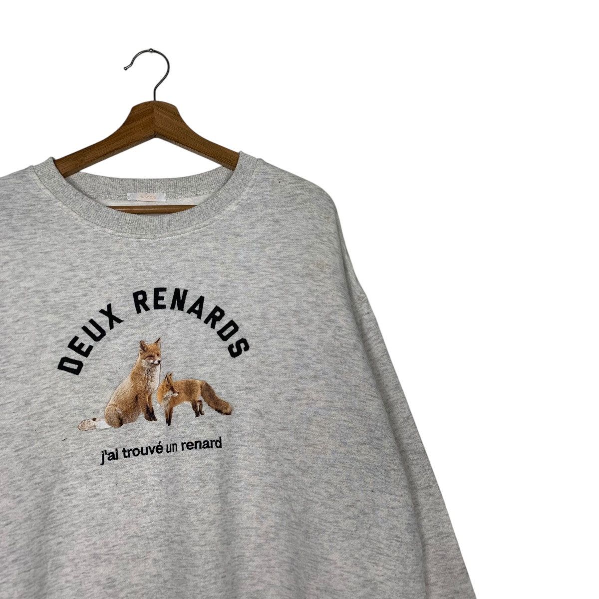 Japanese Brand Japanese Brand Deux Renards Crewneck Sweatshirt Size US L / EU 52-54 / 3 - 5 Thumbnail