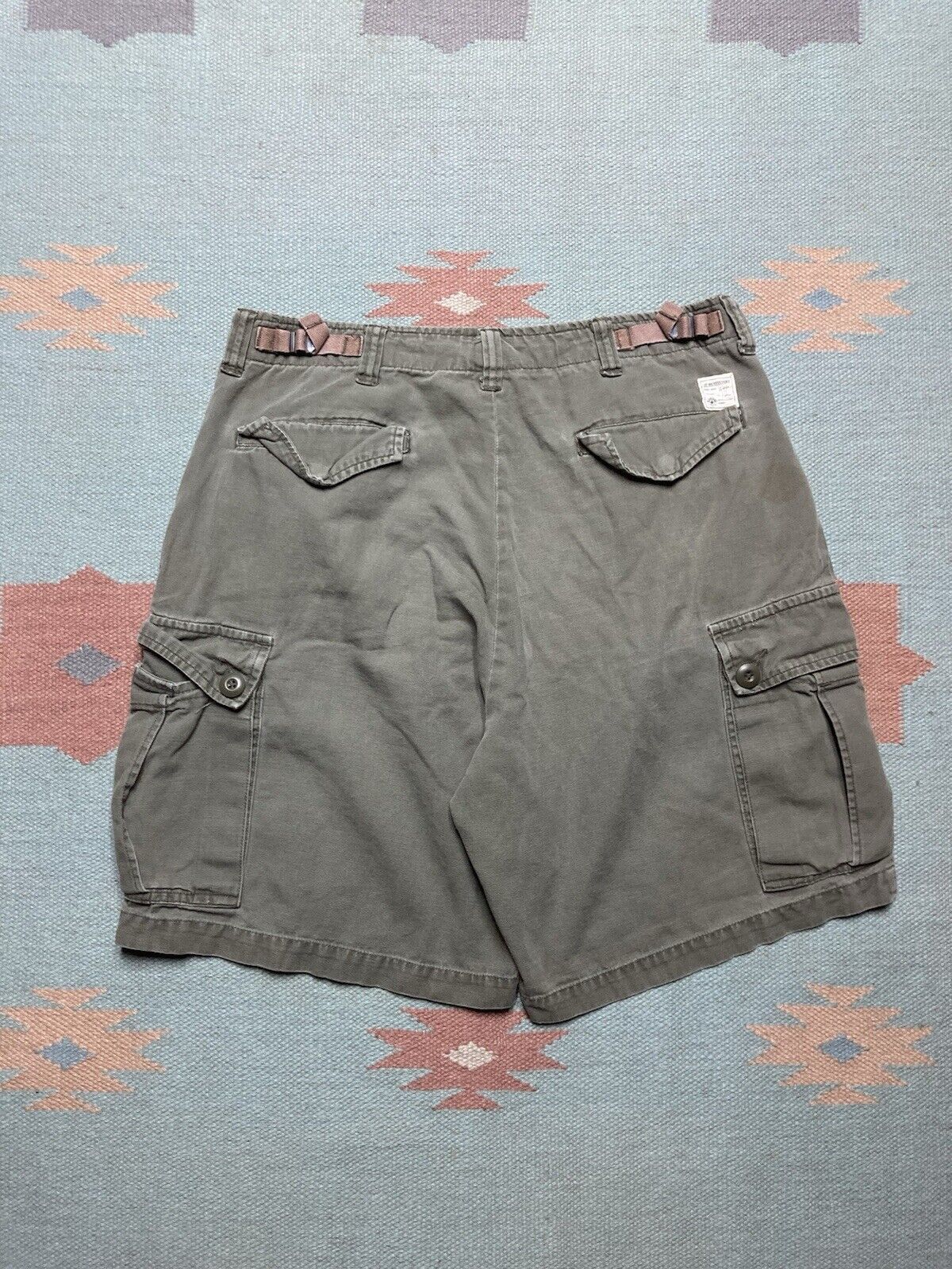 American Eagle Outfitters × Vintage y2k American eagle cargo shorts baggy skate military army 33 Size US 33 - 1 Thumbnail