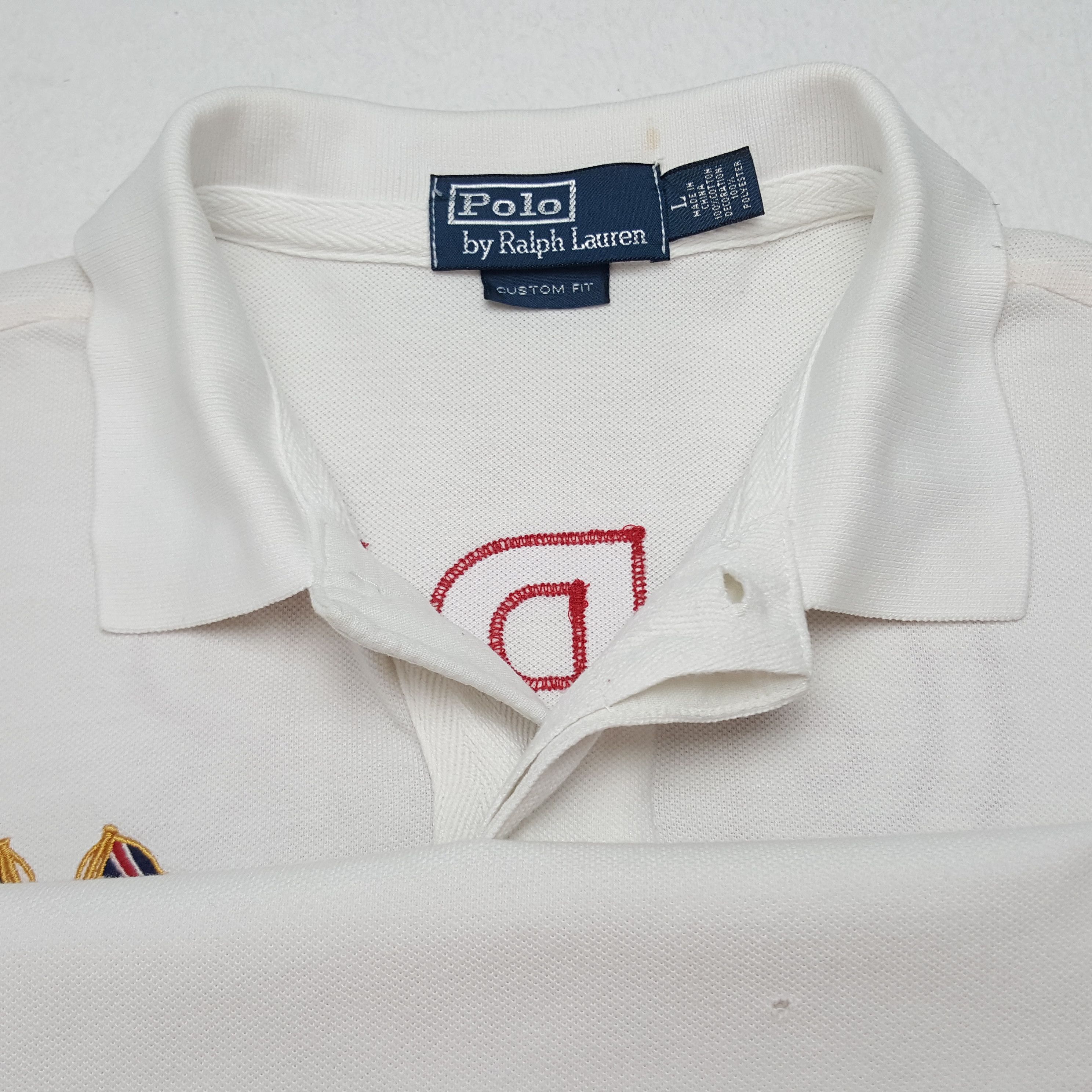 Polo Ralph Lauren × Vintage Vintage Polo by Ralph Lauren Britain Logo Polos Size US L / EU 52-54 / 3 - 5 Thumbnail
