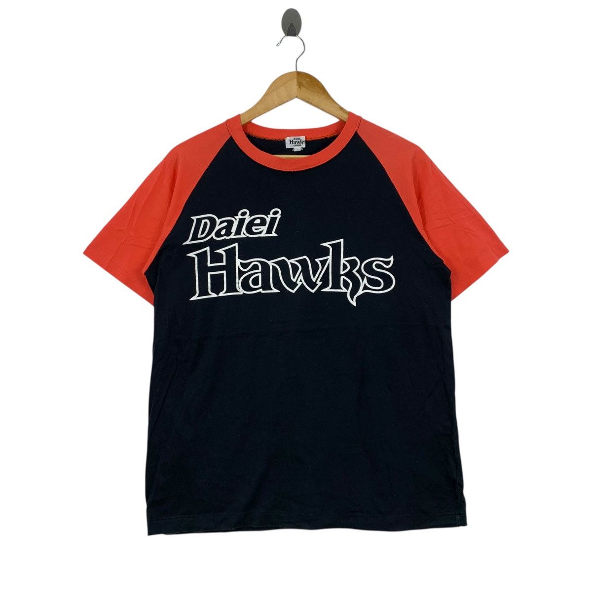 Vintage DAIEI HAWKS Fukuoka Player Baseball Team Sportswear T-Shirt Size US M / EU 48-50 / 2 - 1 Thumbnail