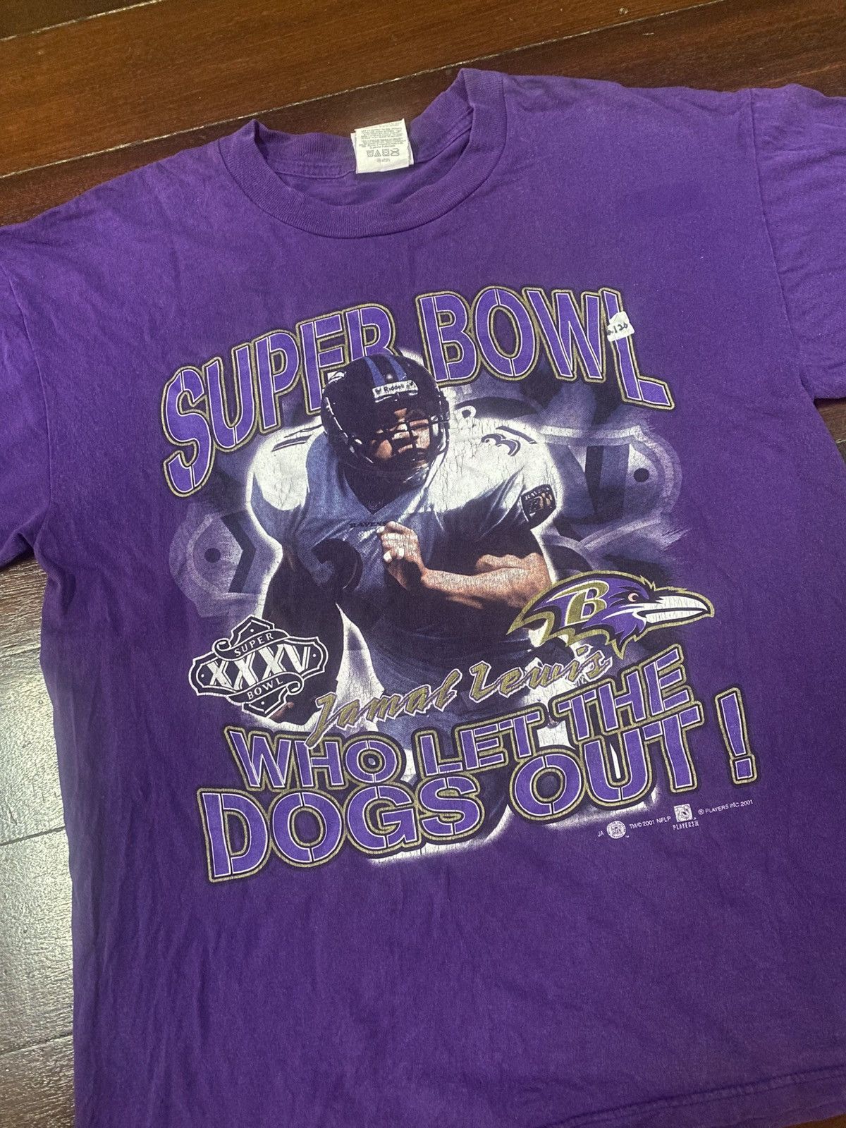 NFL Vintage Super Bowl jamal lewis nflp Patriots Tee Size US L / EU 52-54 / 3 - 4 Thumbnail