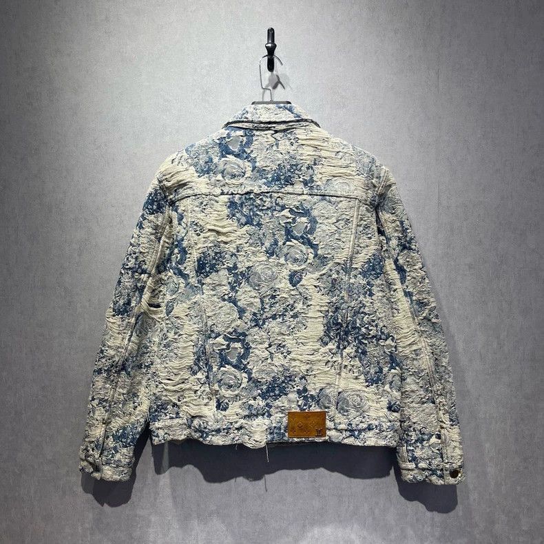 Louis Vuitton Louis Vuitton Erosive flower blue-white jacket Size US L / EU 52-54 / 3 - 2 Thumbnail