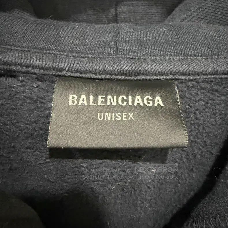 Balenciaga Balenciaga Letter Print Distressed Hooded Jacket Size US L / EU 52-54 / 3 - 3 Thumbnail