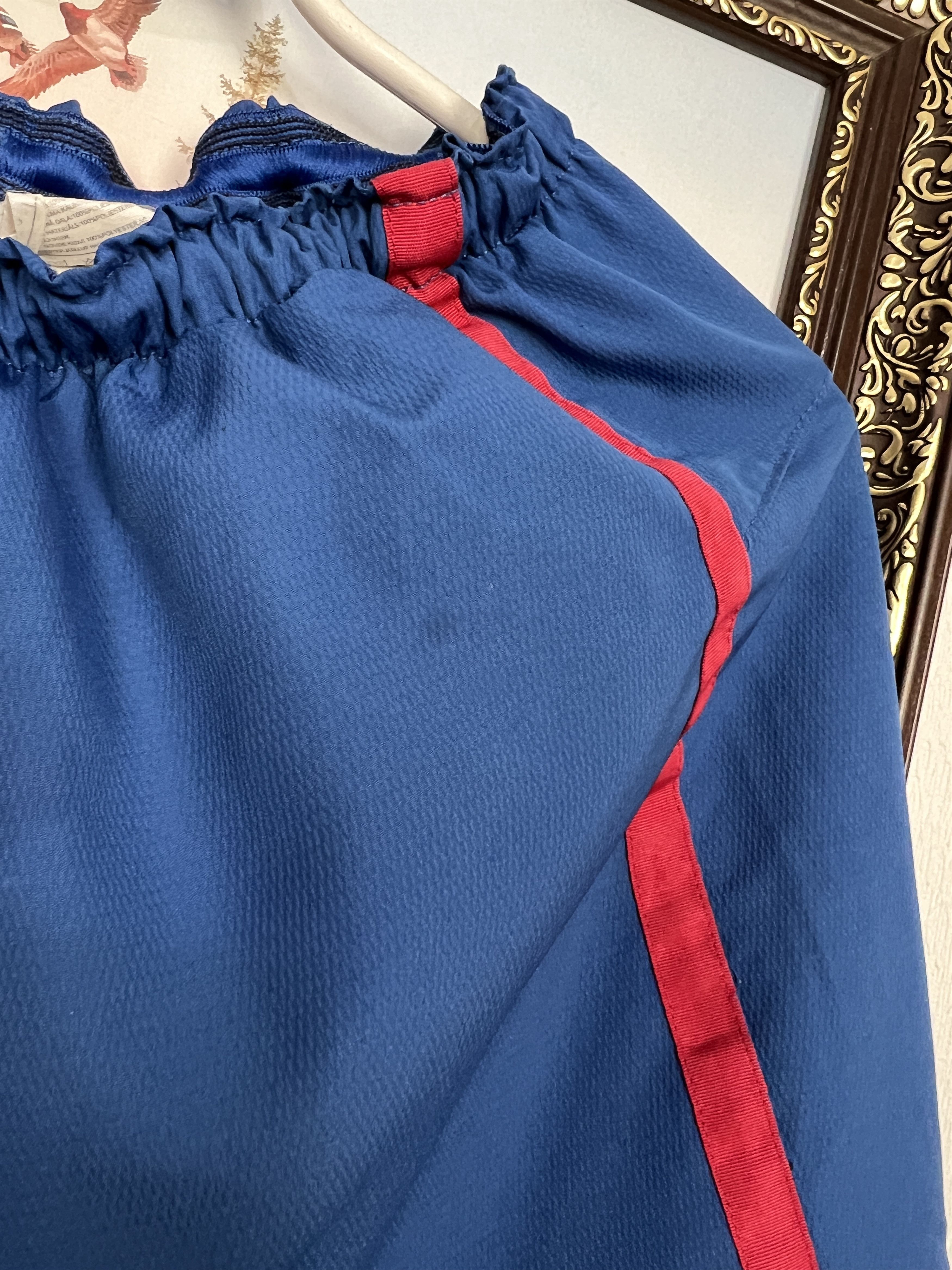 Nike Vintage Nike FC Barcelona Football Shorts Blue Soccer M Size US 32 / EU 48 - 11 Thumbnail