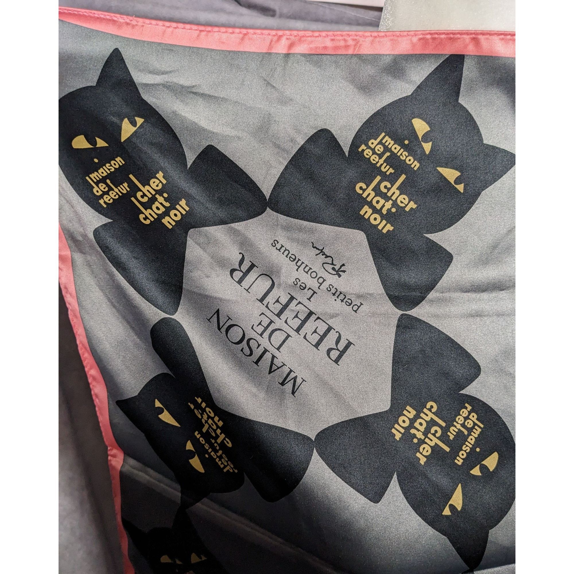 Other Maison De Reefur Dear Black Cat Little Joys Scarf Size ONE SIZE - 7 Thumbnail