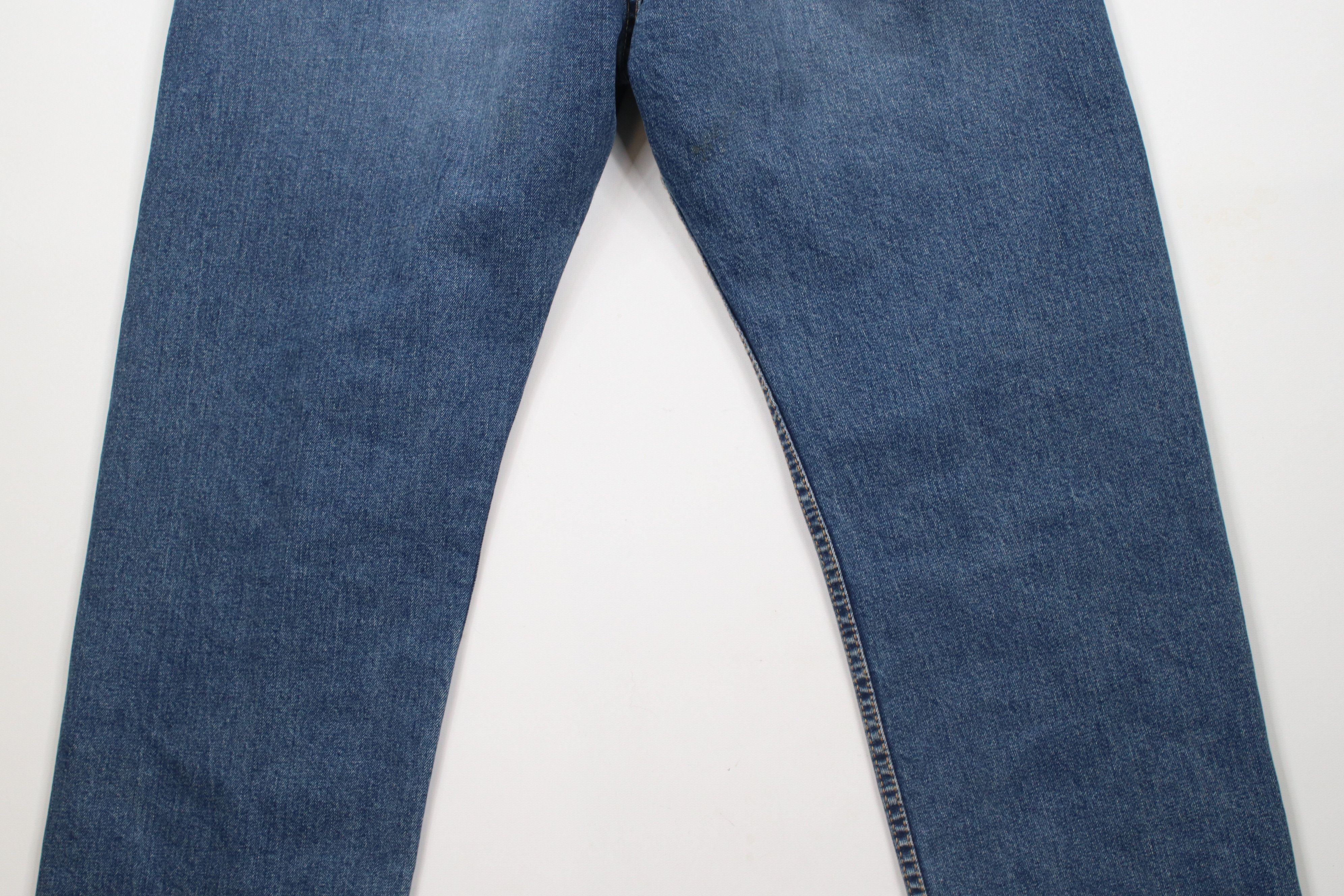 Levi's × Vintage Vintage Y2K Levis 505 Stretch Regular Fit Denim Jeans Blue Size US 34 / EU 50 - 12 Thumbnail