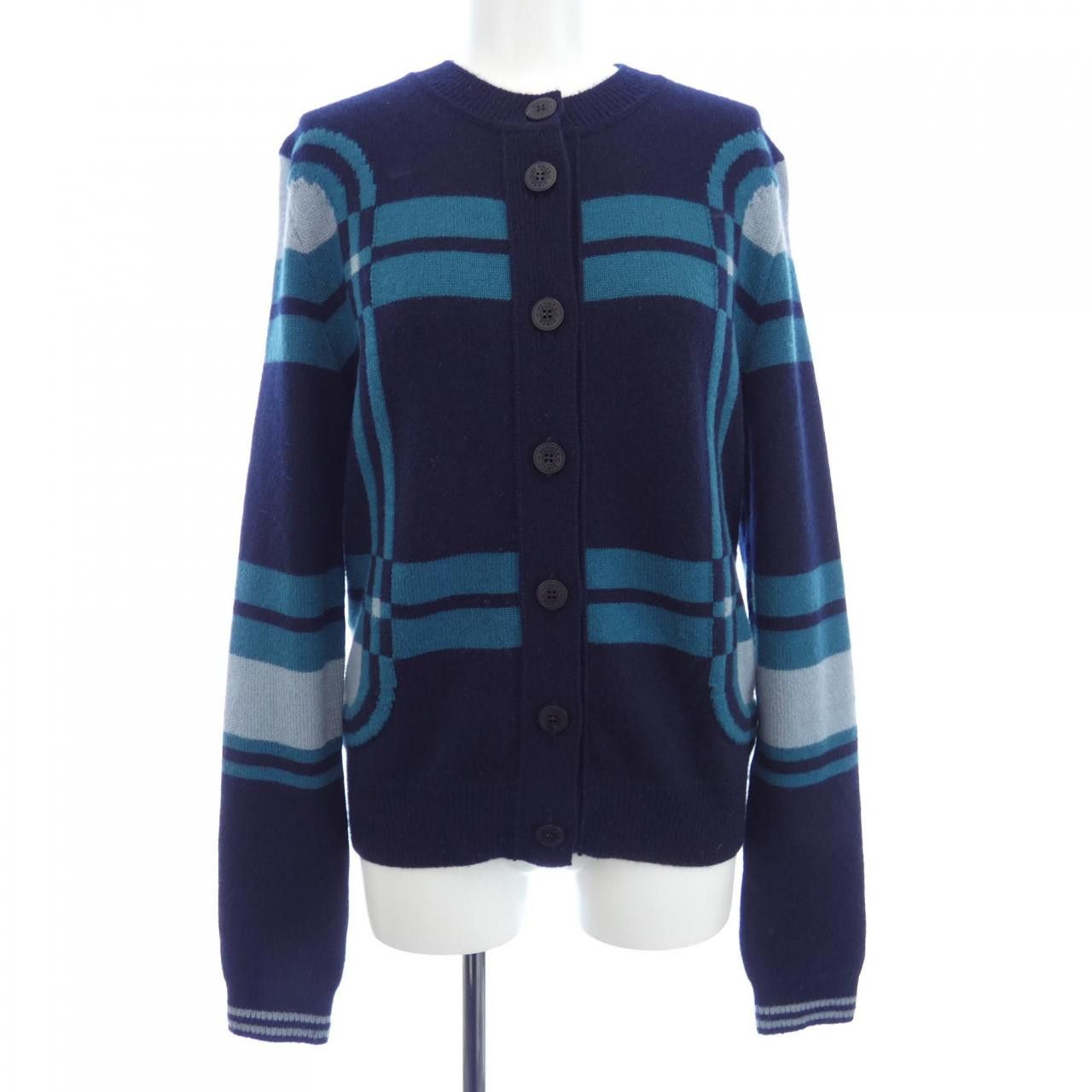 Hermes Hermes Hermes 3H2703DD Cashmere Cardigan Others Tops DUTY FREE for USA Size ONE SIZE - 1 Thumbnail