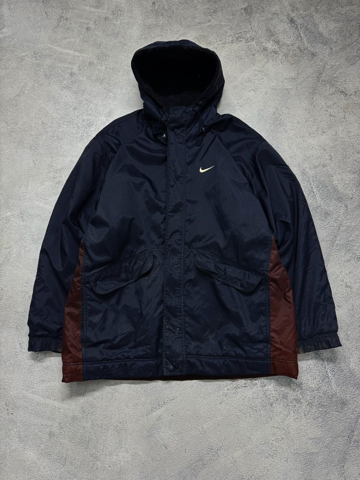 Nike Vintage Y2k Nike Nylon Swoosh Jacket 00’s Size US L / EU 52-54 / 3 - 2 Thumbnail