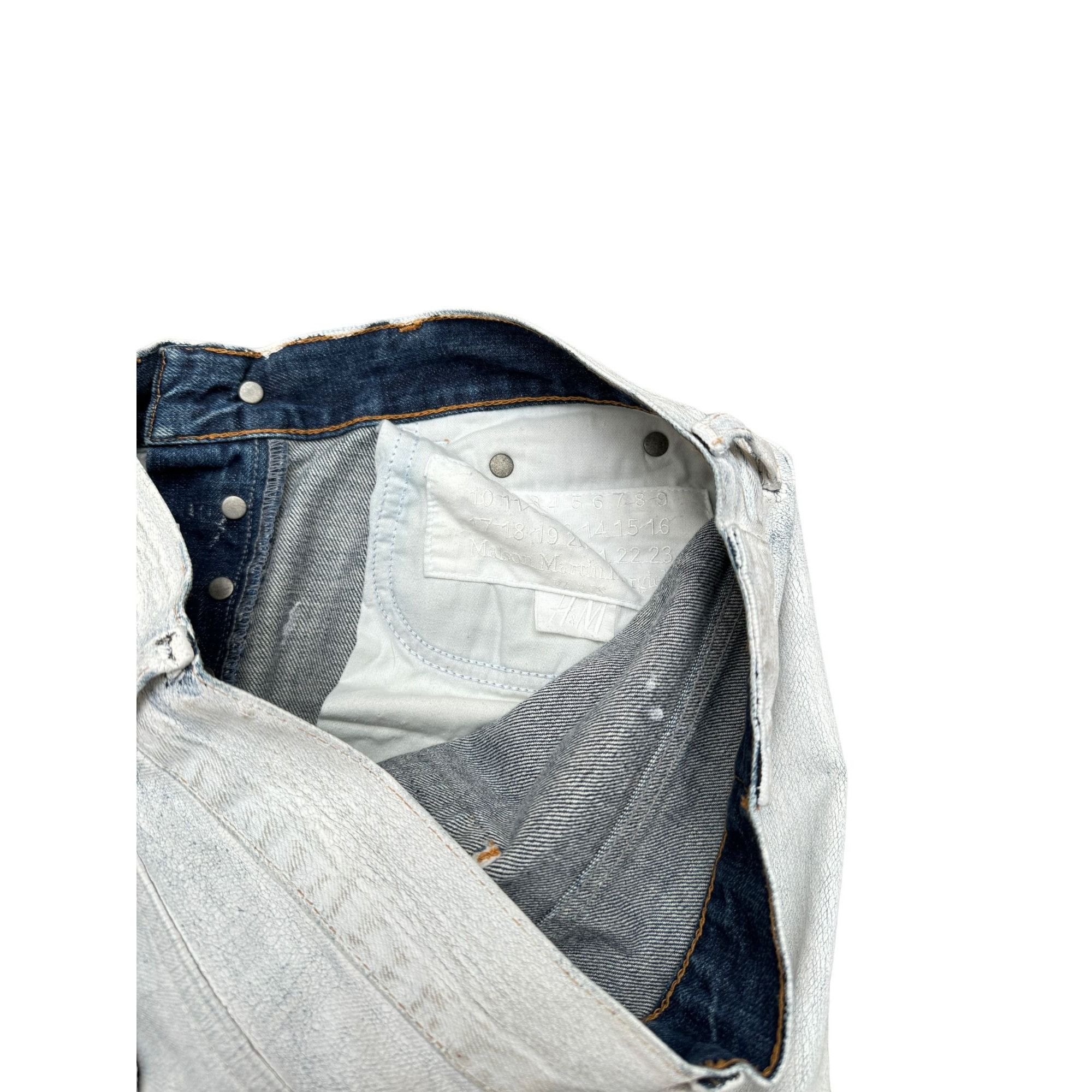 Maison Margiela Painted White Pants Size US 29 - 5 Thumbnail