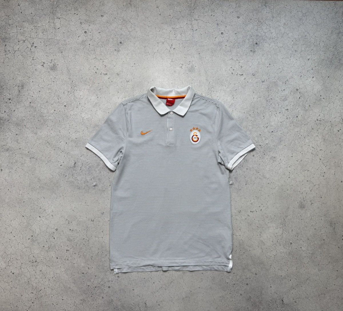 Nike × Vintage Nike FC Galatasaray Vintage Football Polo T-Shirt Size US L / EU 52-54 / 3 - 1 Thumbnail