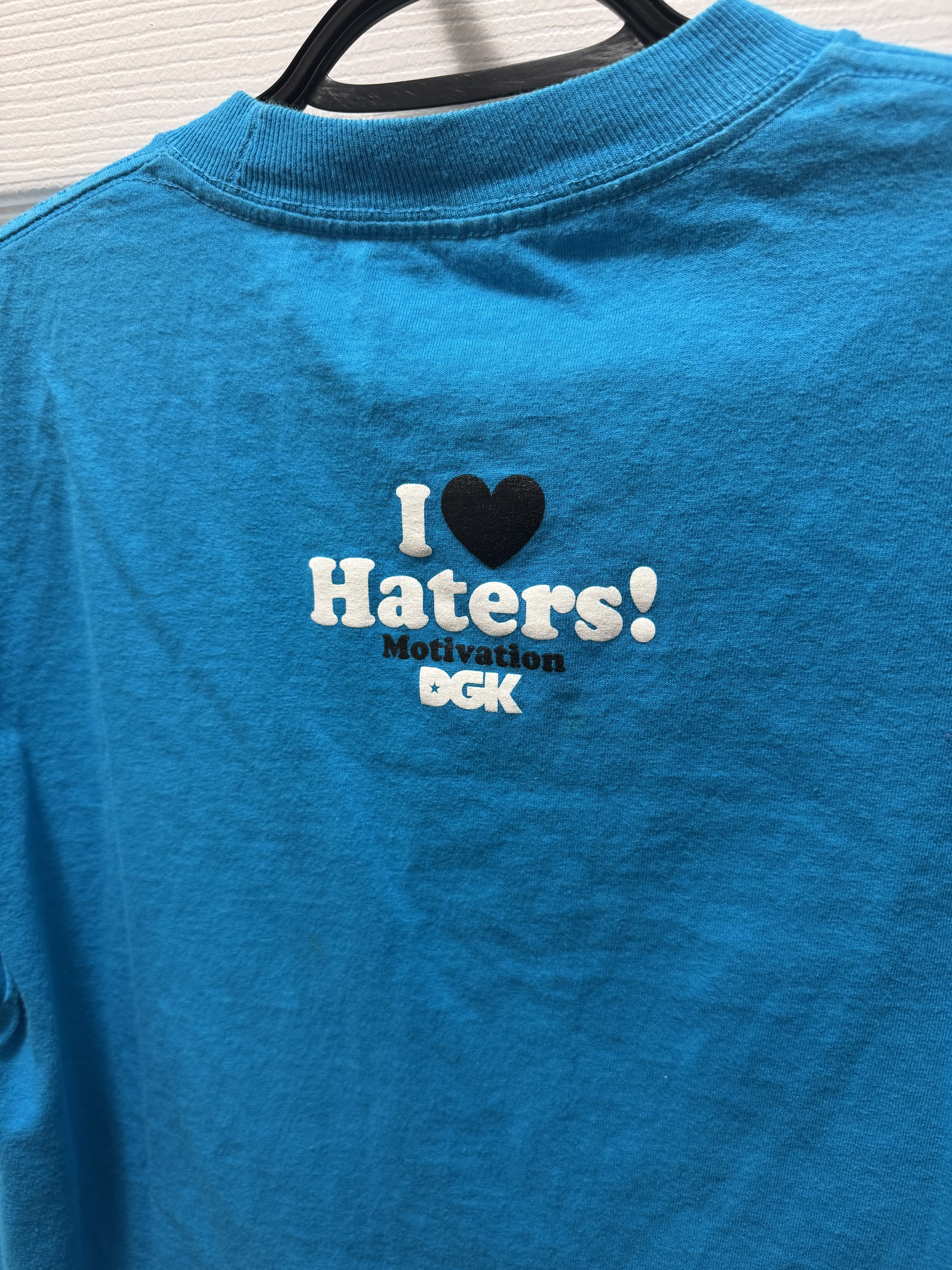 Actual Hate DKG I love Haters Kayo Vintage Skater Skateboard Shirt Blue Size US M / EU 48-50 / 2 - 2 Thumbnail