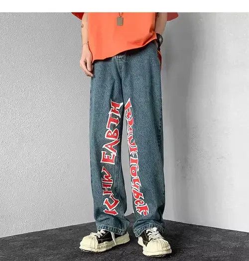 Other American High Street Retro Jeans Men Size US 27 - 2 Thumbnail
