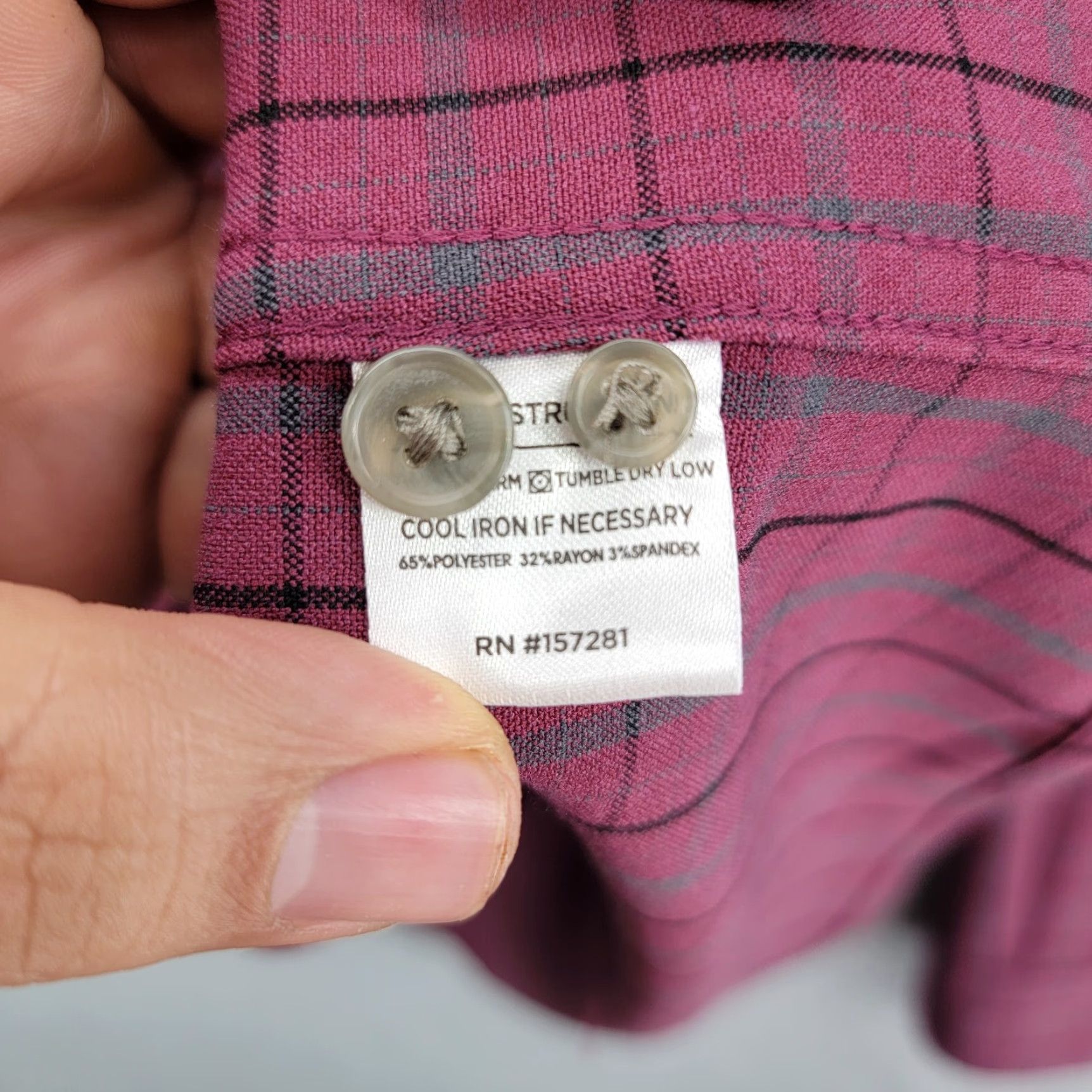 Mizzen+Main Mizzen Main Shirt Mens L red Button Up Flannel Casual Preppy Size US L / EU 52-54 / 3 - 6 Thumbnail
