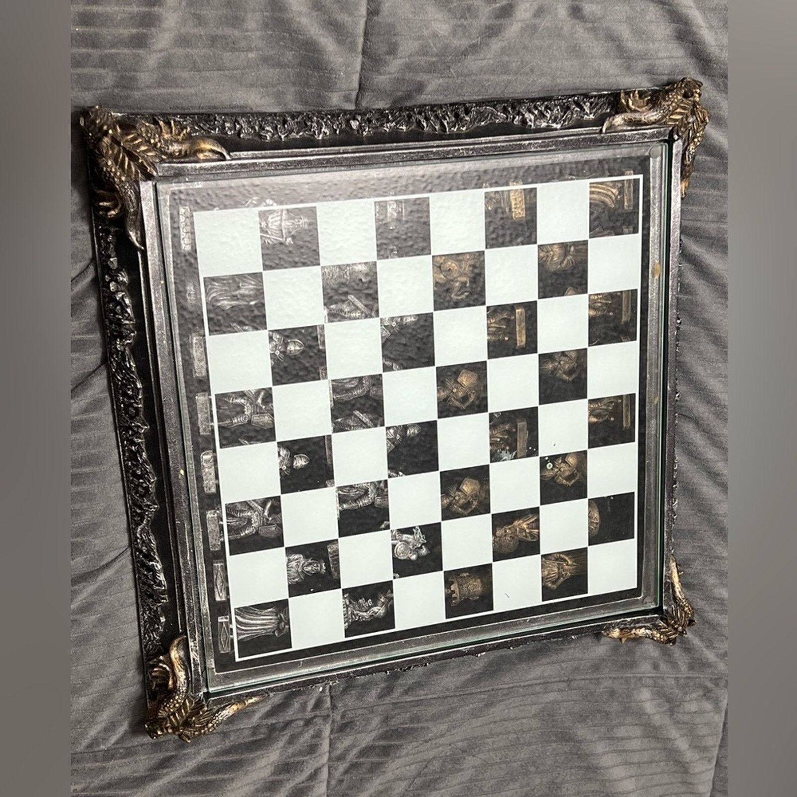 Dragonfly Vintage Dragon Crest Medieval Chess Board Set - Complete Size ONE SIZE - 5 Thumbnail