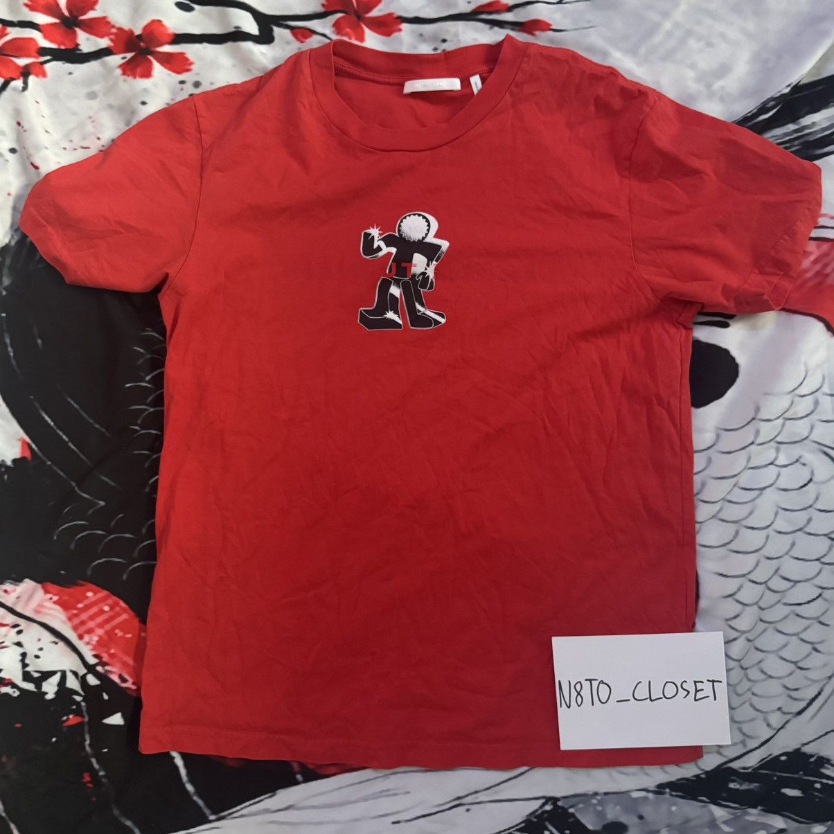 Helmut Lang Helmut Lang Figure Tee "Flame" Size US M / EU 48-50 / 2 - 1 Thumbnail