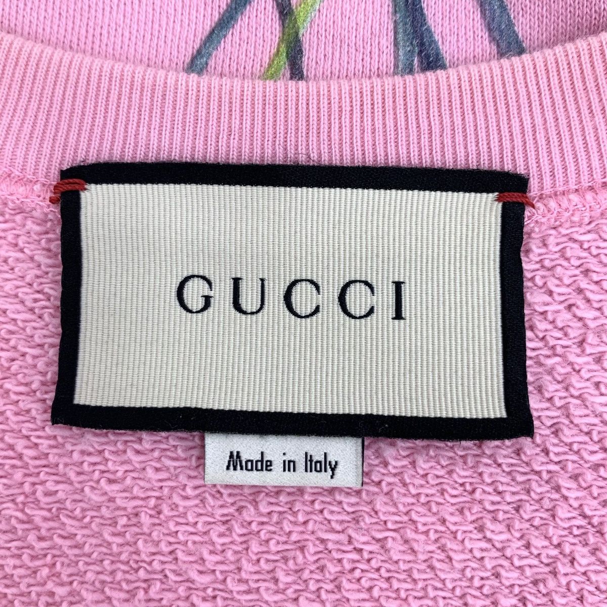 Gucci Gucci Pink Deer Printed Long Sleeve Sweatshirt K26WX Size S / US 4 / IT 40 - 5 Thumbnail