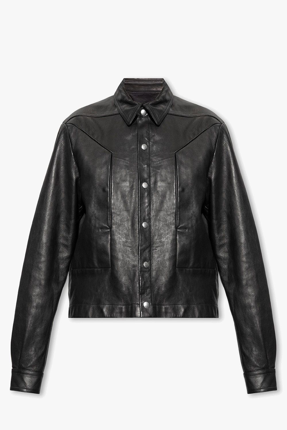 Rick Owens Rick Owens Leather Jacket Size S / US 4 / IT 40 - 1 Thumbnail