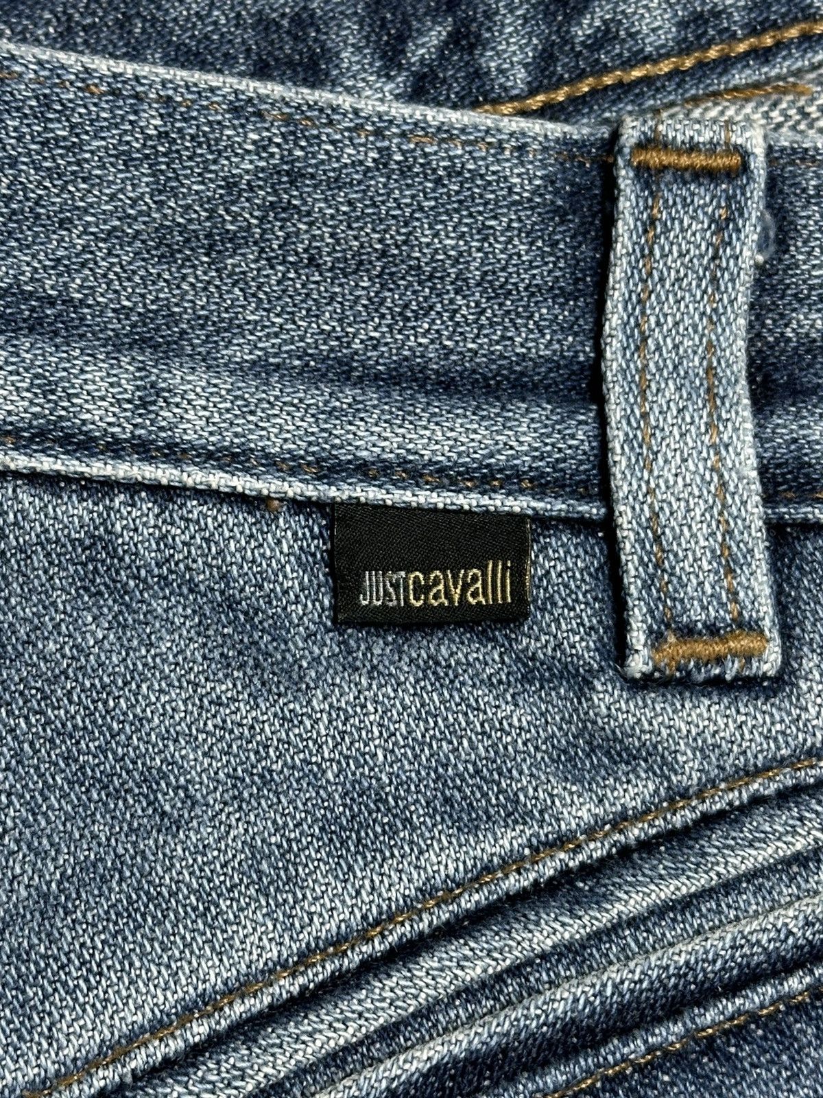 Just Cavalli Vintage Just Cavalli Flared Baggy Jeans Pants Size 30" / US 8 / IT 44 - 6 Thumbnail