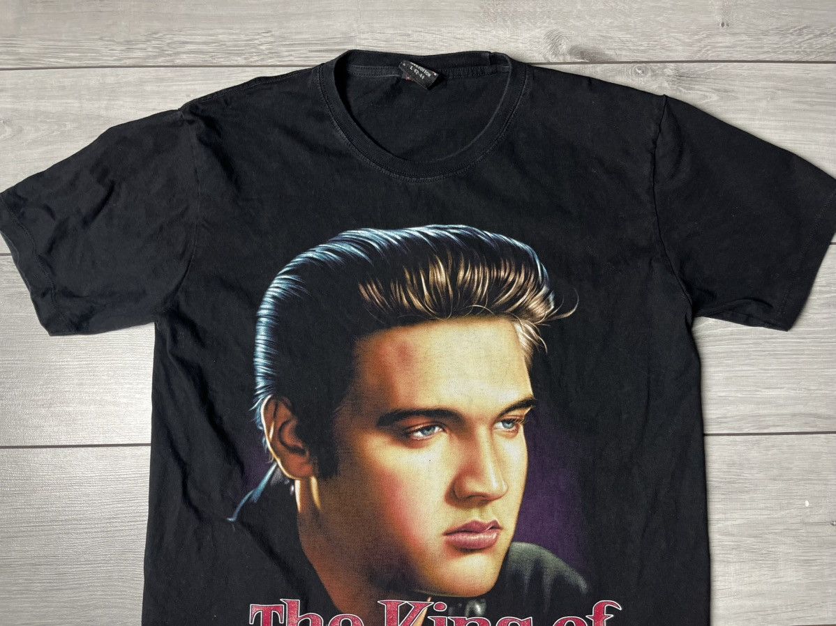 Band Tees Elvis Presley the king of rock n roll Tshirt Size US L / EU 52-54 / 3 - 3 Thumbnail