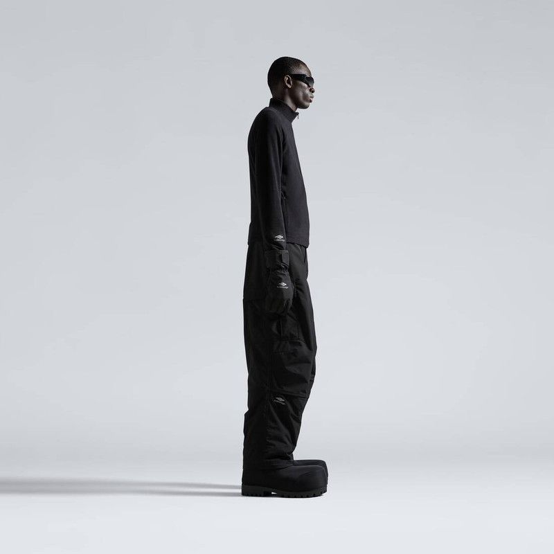 Balenciaga o1w1db10126 3B Sports Icon Zip-Up Jacket in Black Size US XL / EU 56 / 4 - 3 Thumbnail