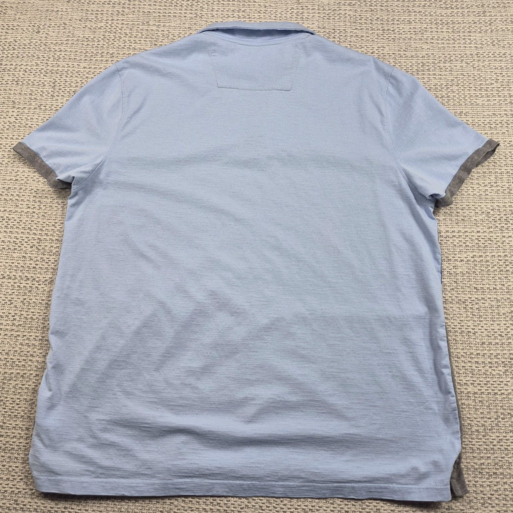 Calvin Klein Calvin Klein Liquid Touch Polo Shirt Mens XL Colorblock Cotton Knit Button Front Collared Short Sleeve Multicolor Size US XL / EU 56 / 4 - 6 Thumbnail
