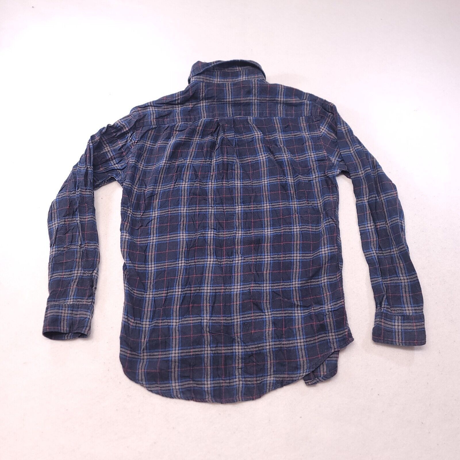 Croft & Barrow Croft & Barrow Tartan Flannel Shirt Mens Size M Blue Gray Size US M / EU 48-50 / 2 - 10 Thumbnail