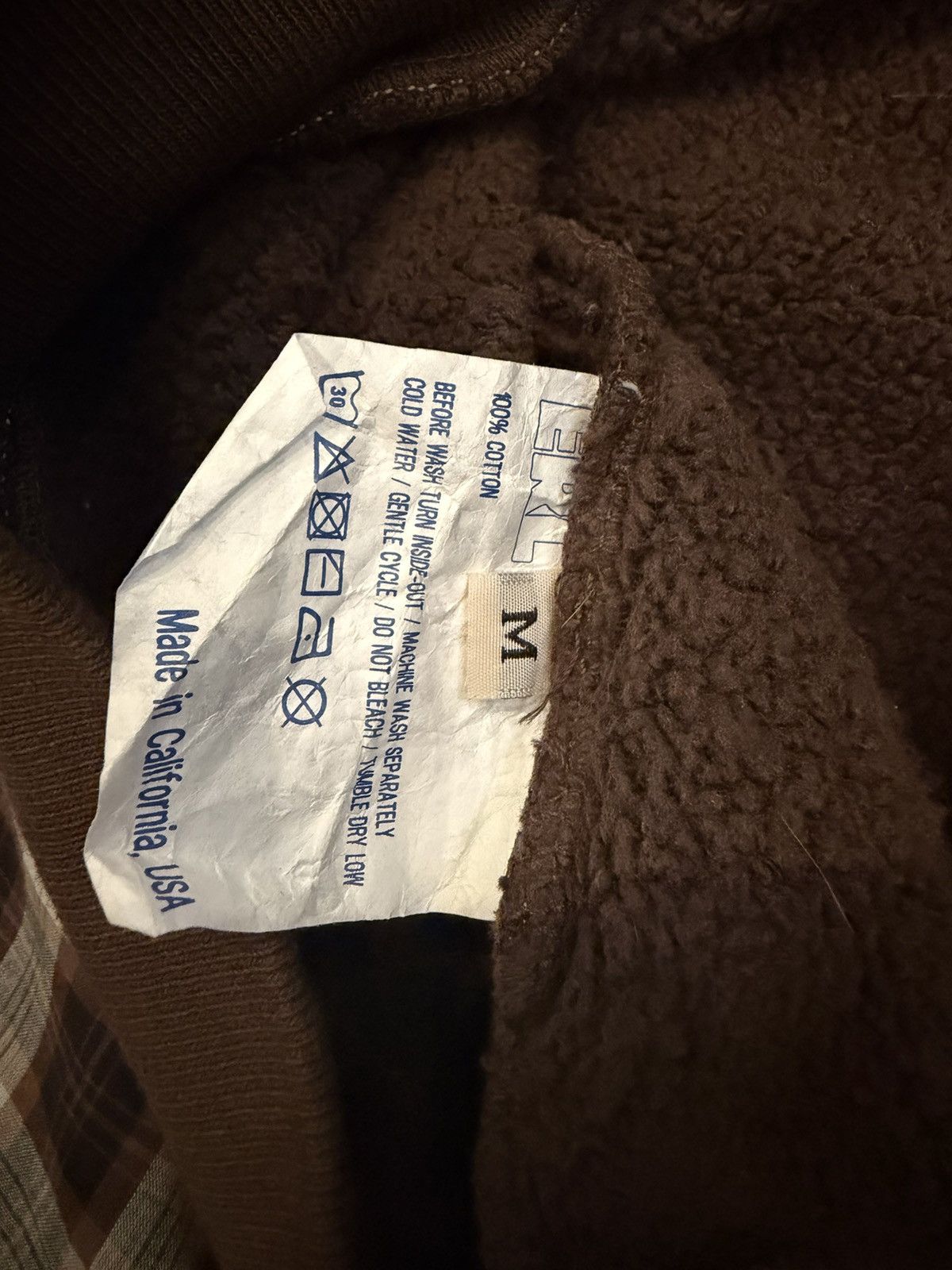 ERL ERL Brown plaid zip patch work Size US M / EU 48-50 / 2 - 3 Thumbnail