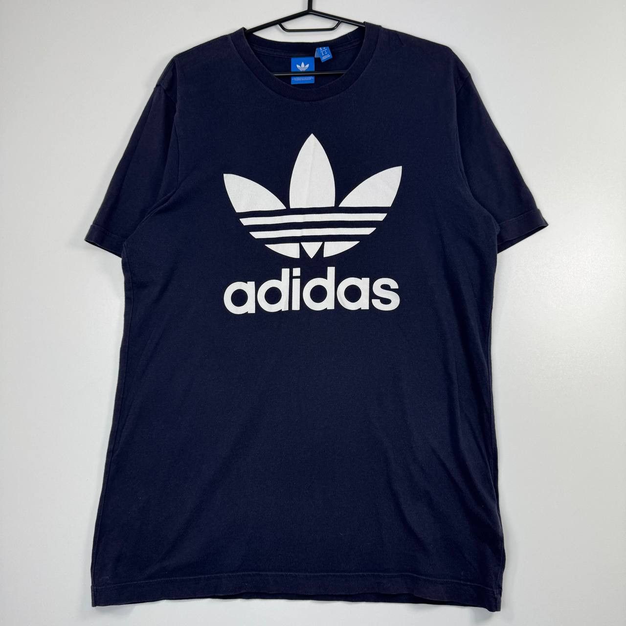 Adidas Adidas Originals Trefoil Logo T Shirt Navy Graphic Tee M Size US M / EU 48-50 / 2 - 1 Thumbnail