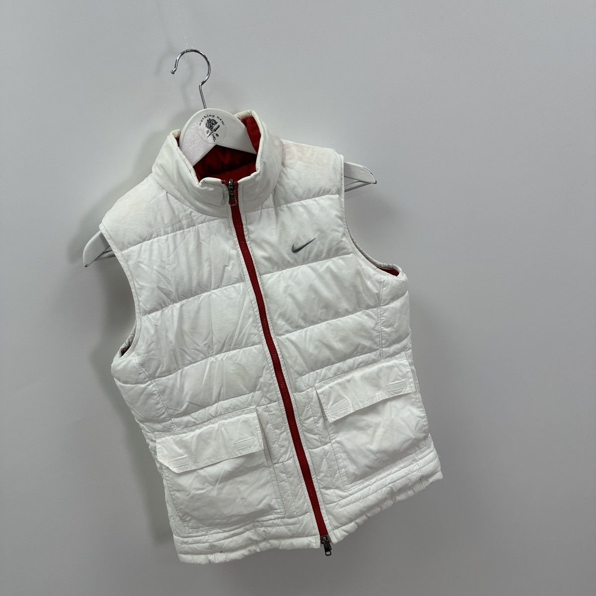 Vintage Vintage 00s Nike Embroidered puffer reversible vest y2k rare Size M / US 6-8 / IT 42-44 - 6 Thumbnail