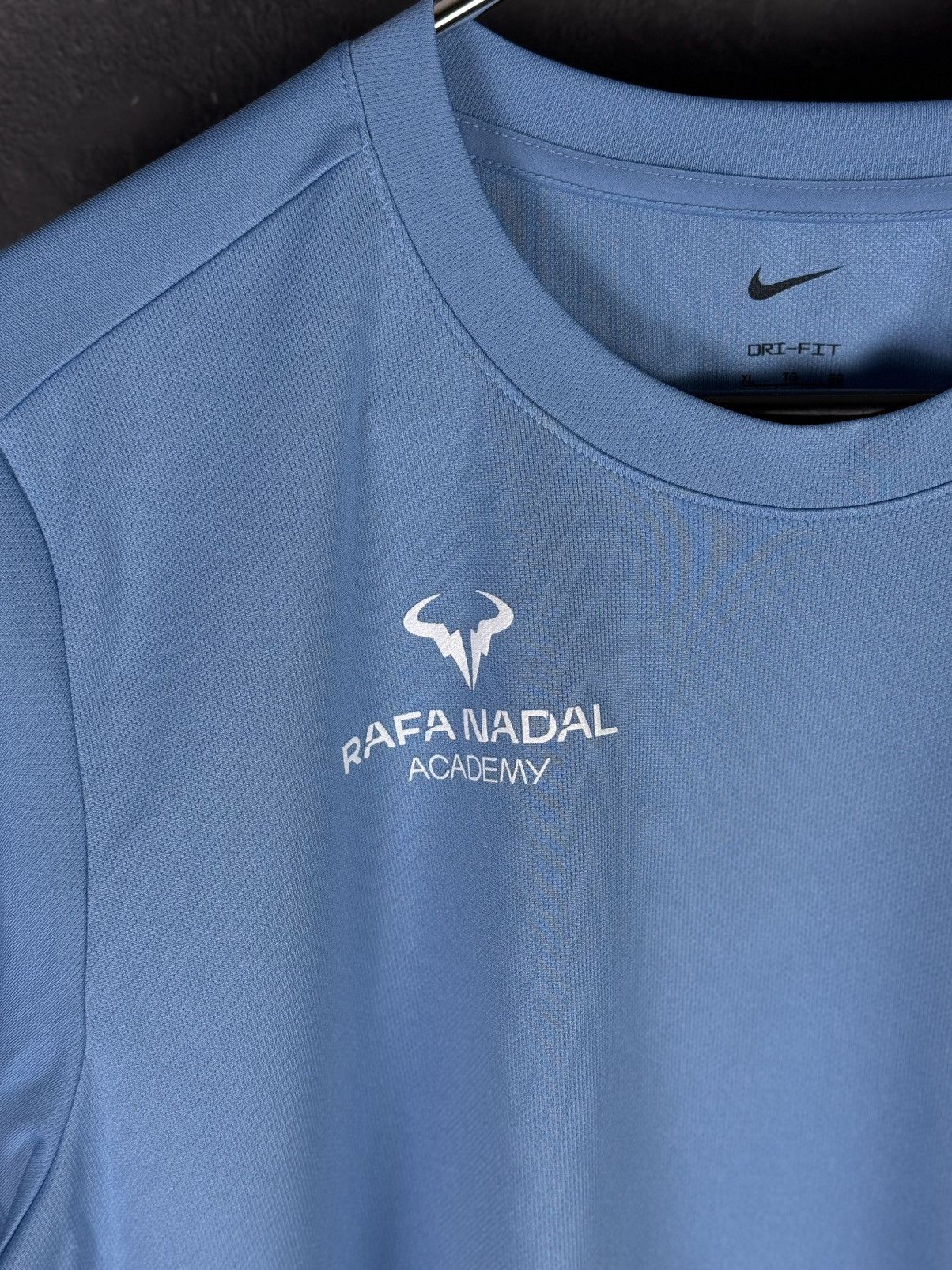 Nike Nike Rafa Nadal Academy Dri-FIT Blue Training T-Shirt Tennis Size US XL / EU 56 / 4 - 4 Thumbnail