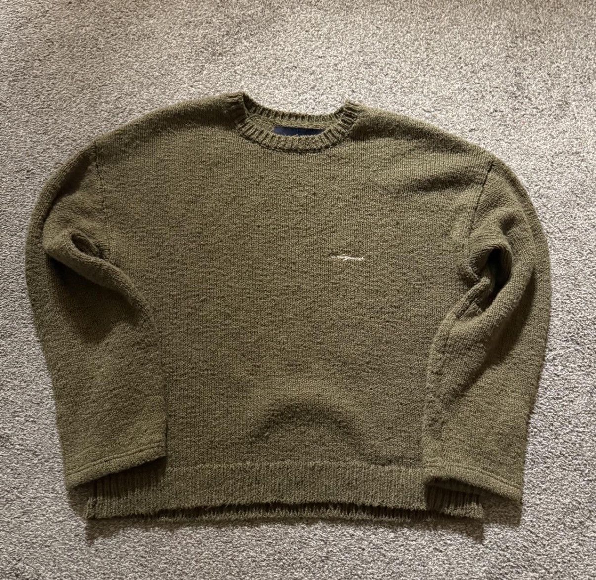K-Two Studios shapesusa olive knit sweater Size US S / EU 44-46 / 1 - 1 Thumbnail
