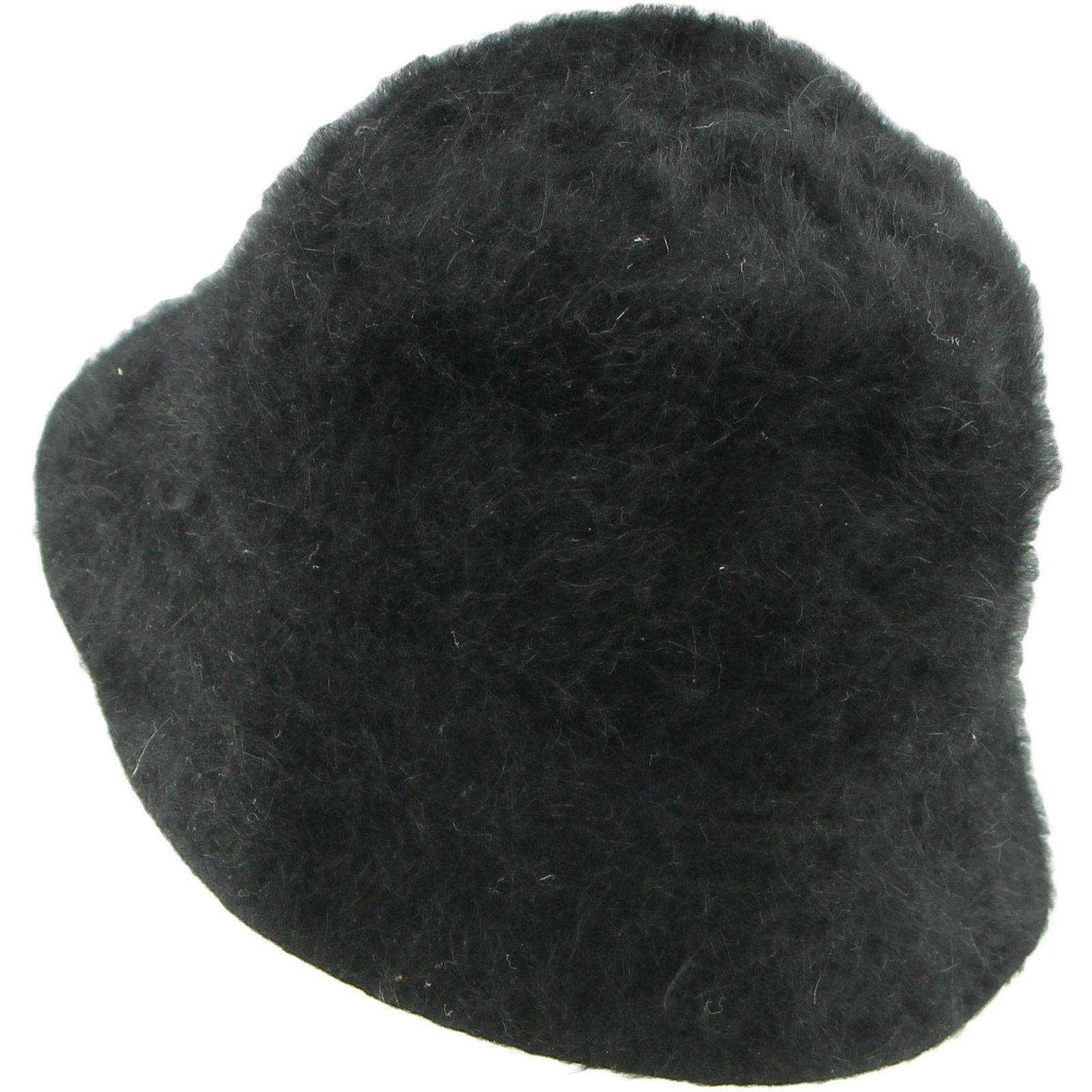 Blank Angora Blend Fuzzy Bucket Hat display picture 3