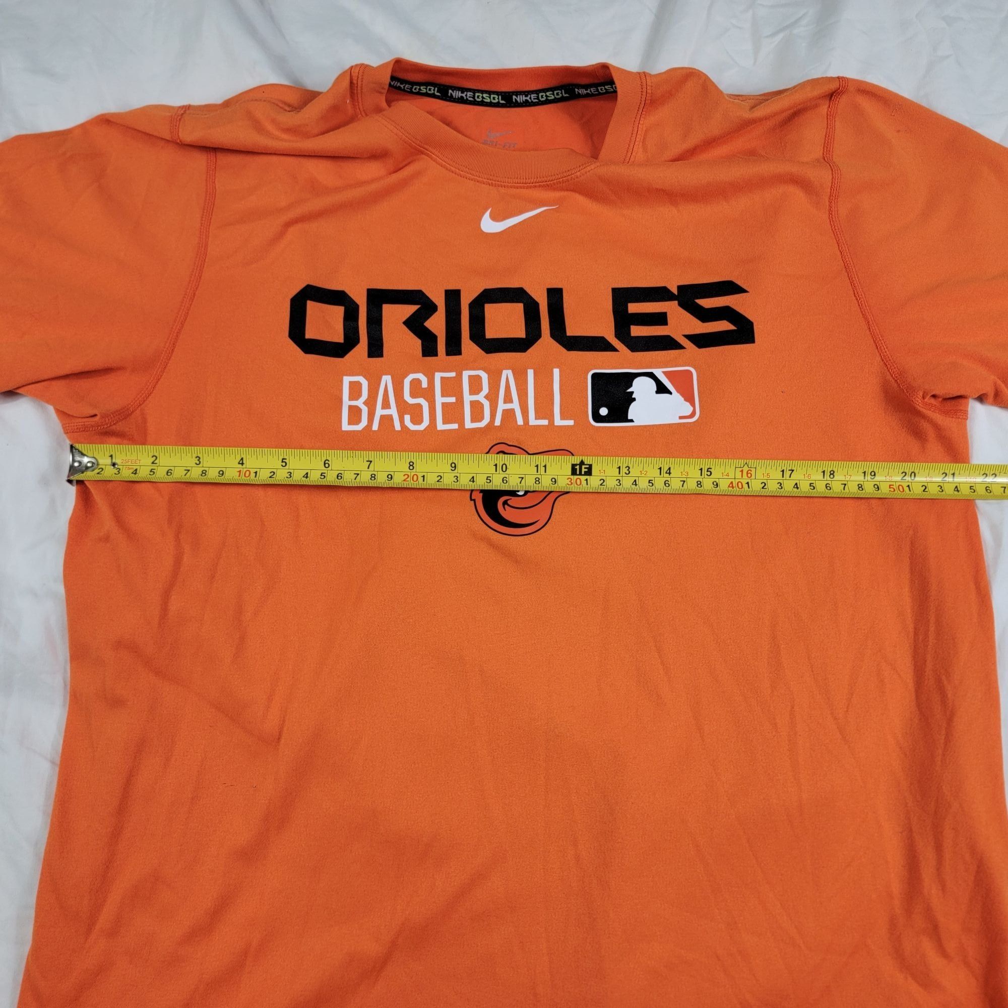 Nike Nike Baltimore Orioles Mens Large Orange Baseball T Shirt ML Size US L / EU 52-54 / 3 - 8 Thumbnail
