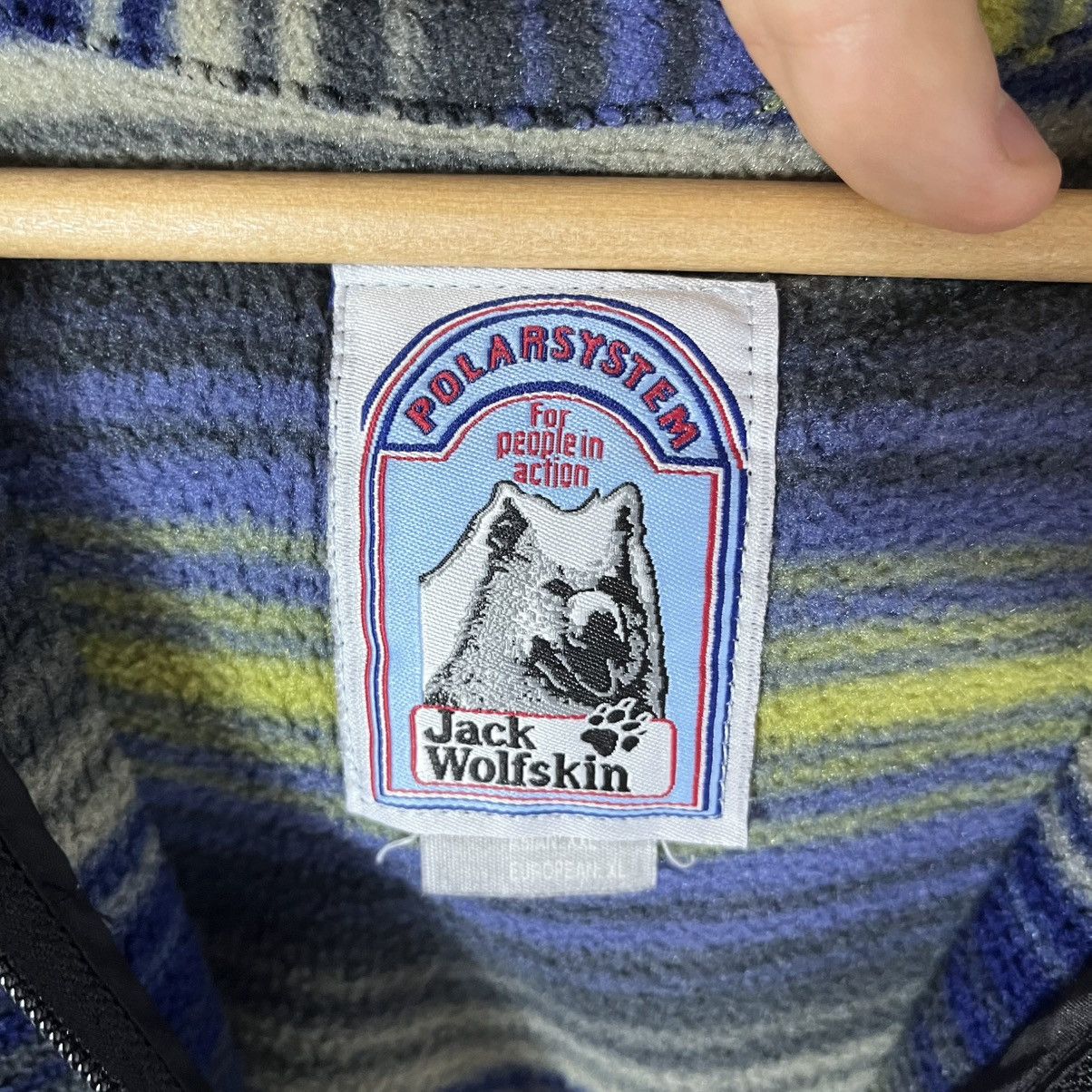 Jack Wolfskin Vintage Jack Wolfskin Polartec Striped Pocket Fleece Outdoor Size US XL / EU 56 / 4 - 5 Thumbnail