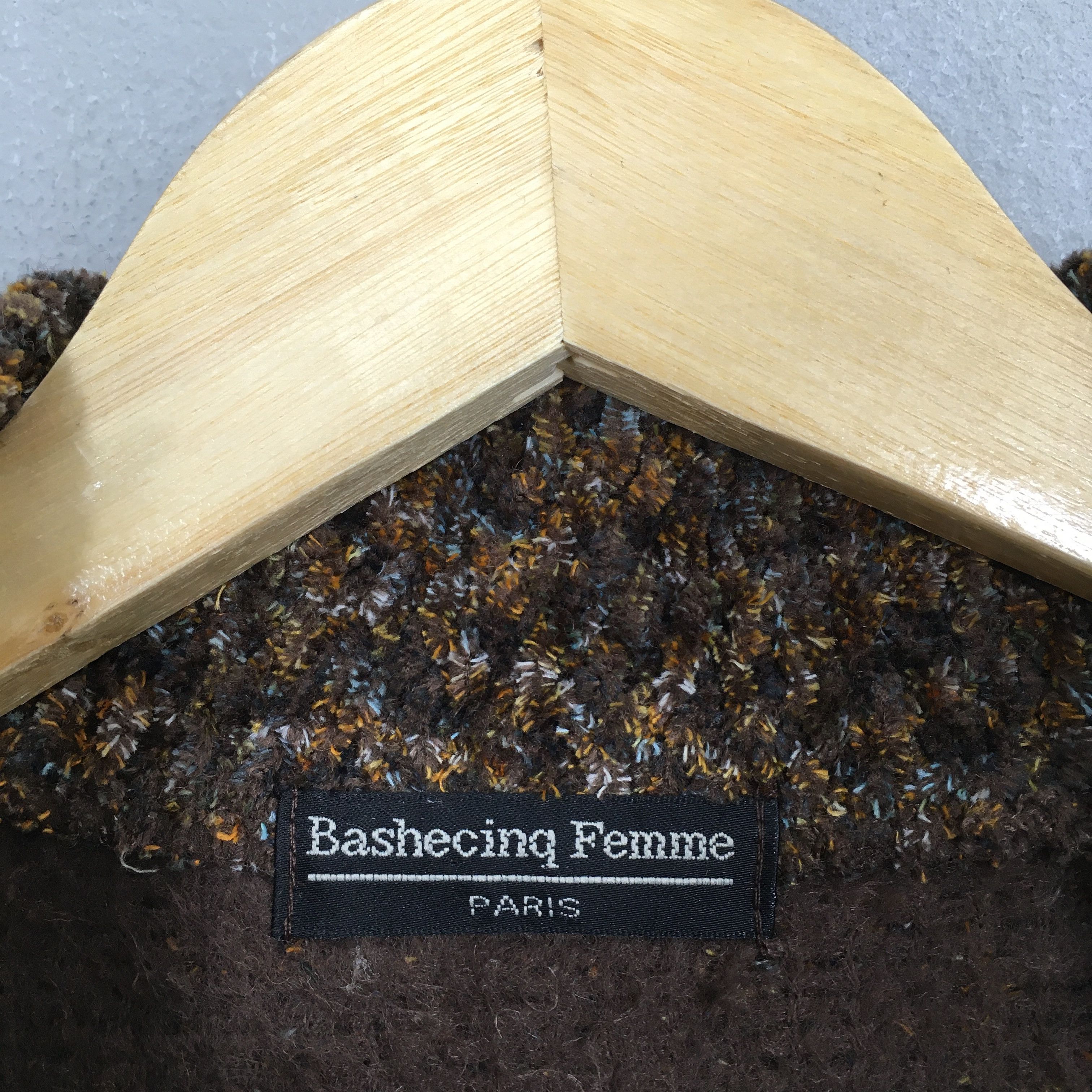 Vintage Vintage Bashecinq Femme Paris Knit Sweater Medium Size M / US 6-8 / IT 42-44 - 4 Thumbnail