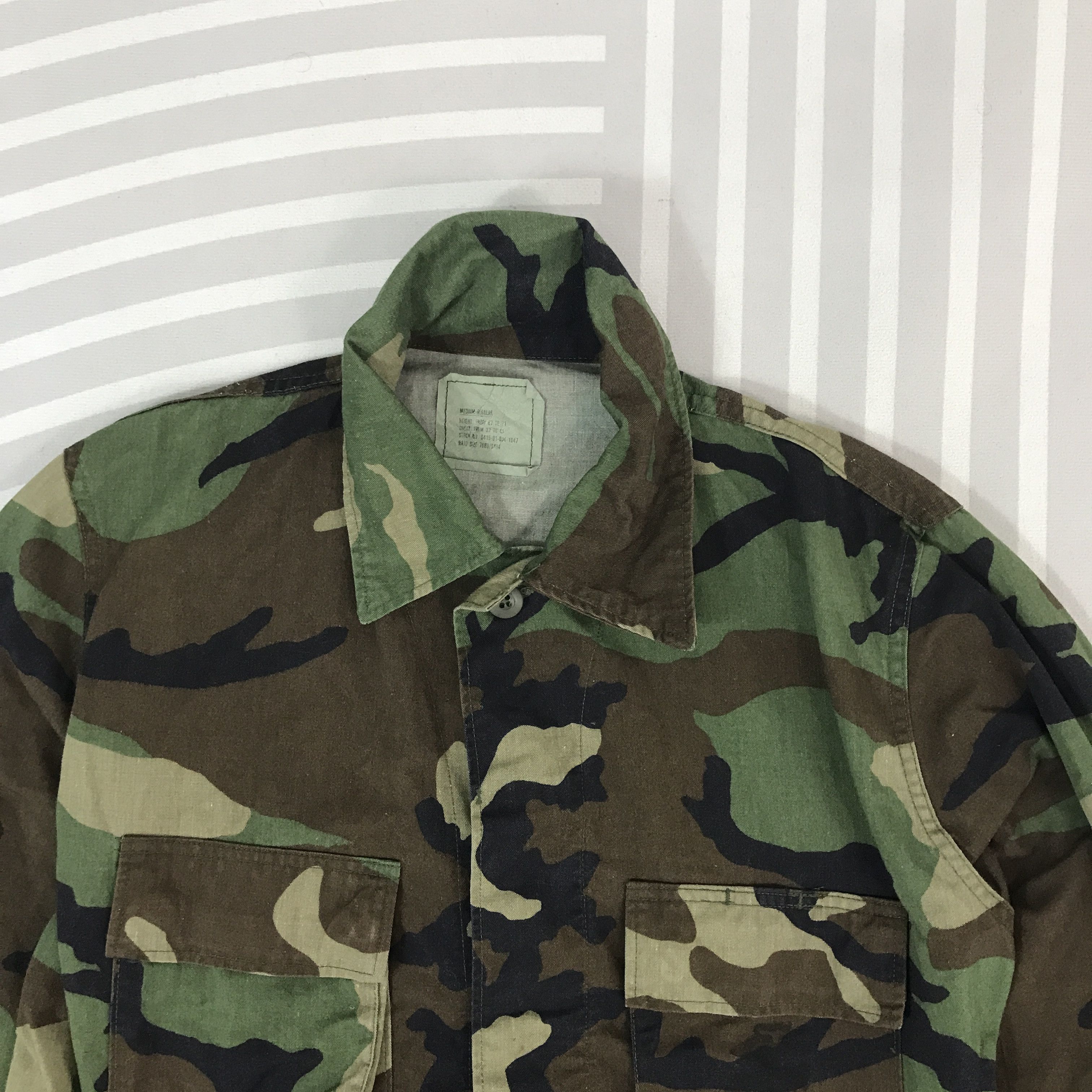 Other Vintage USMC Us Army Camo Cropped Style Jacket Size US L / EU 52-54 / 3 - 2 Thumbnail