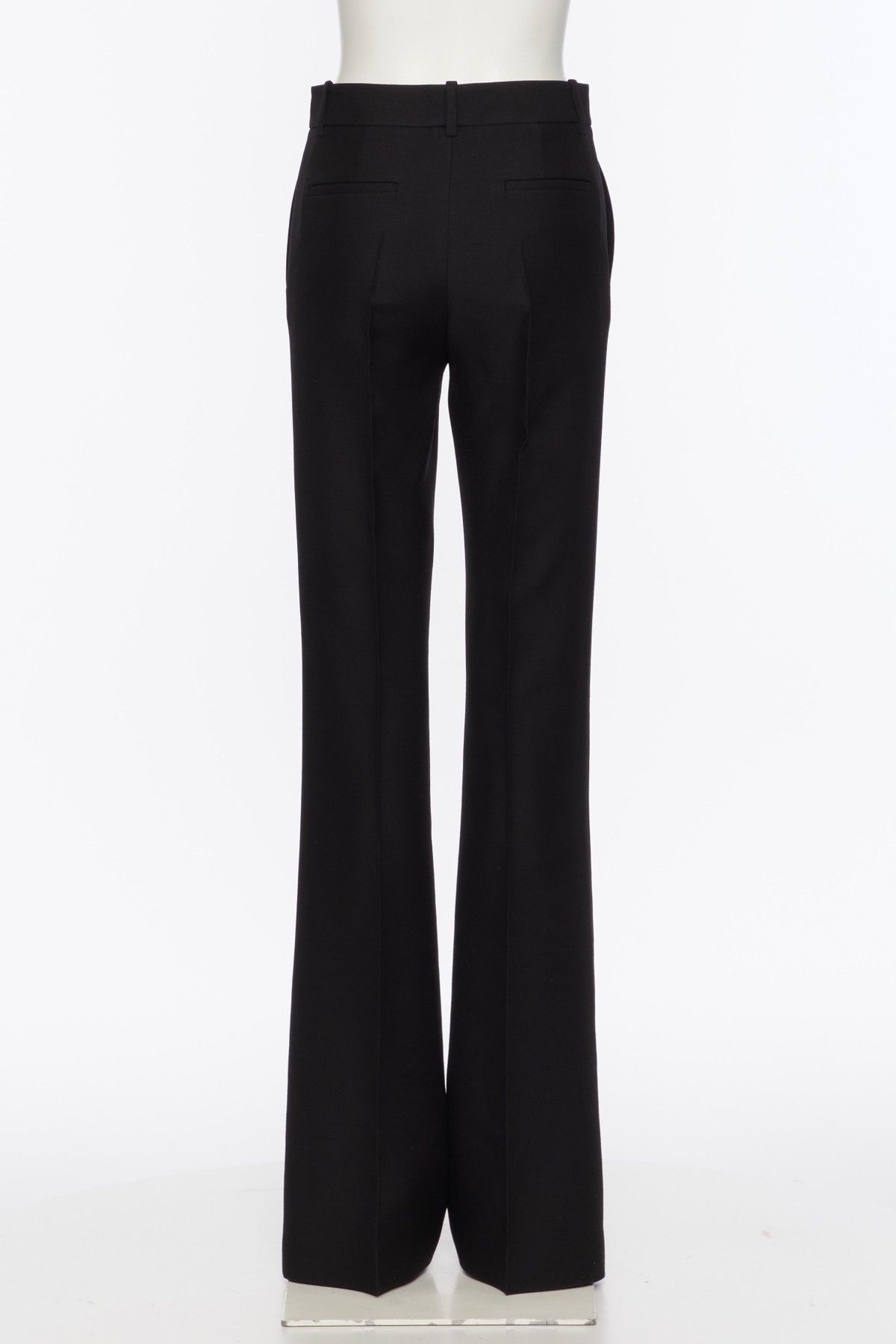 Valentino o1s1wg110525 Crepe Couture Trousers in Black Size 26" / US 2 / IT 38 - 3 Thumbnail