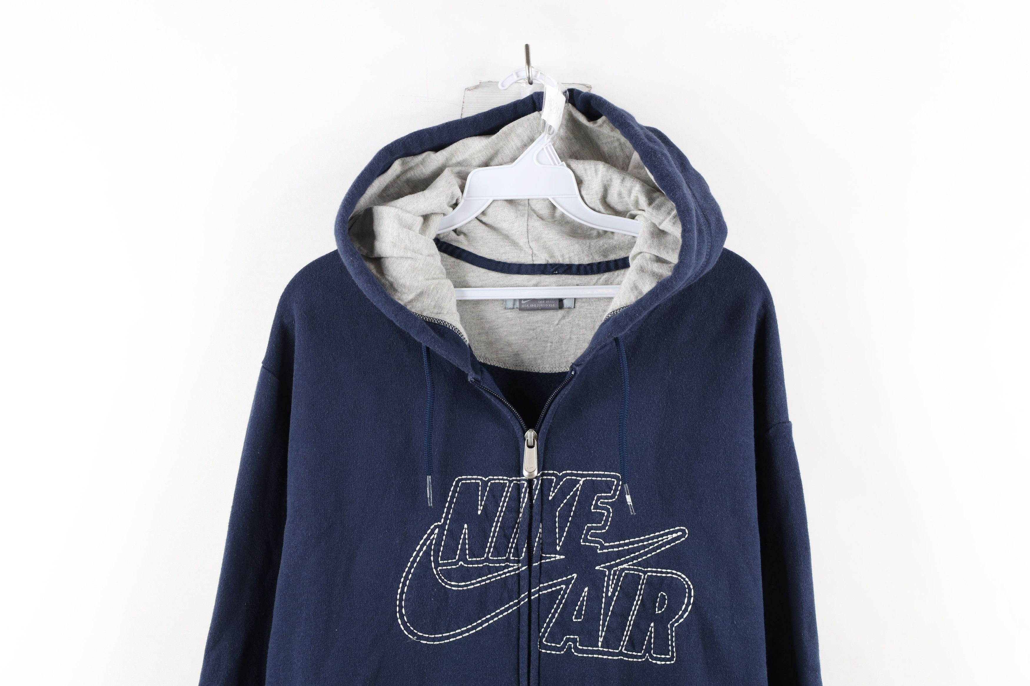 Vintage Nike Air Out Travis Scott Big Swoosh Full Zip Hoodie