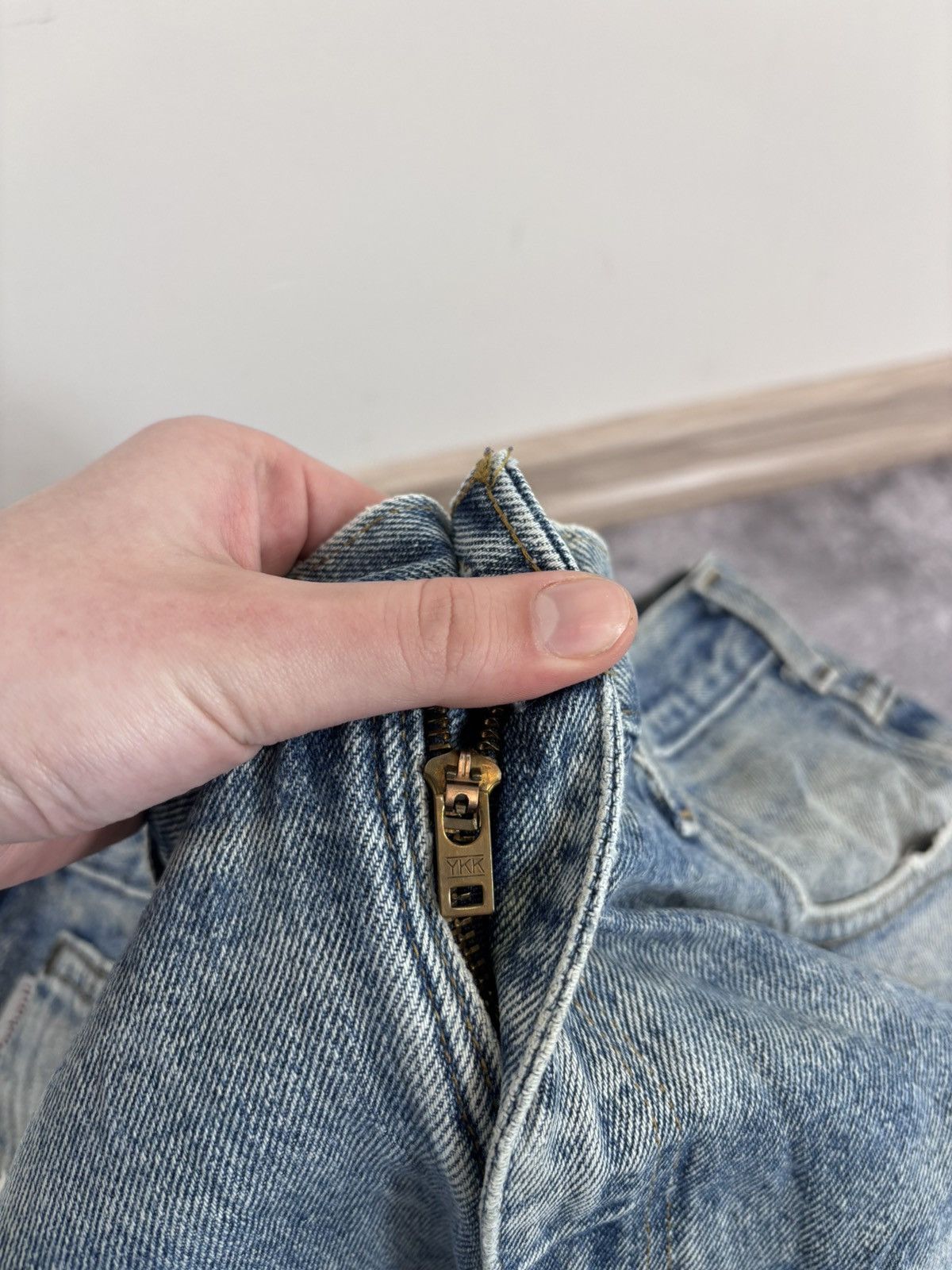 Carhartt Vintage Carhartt Men’s Denim Jeans Faded Light Blue Workwear Size US 38 / EU 54 - 18 Thumbnail