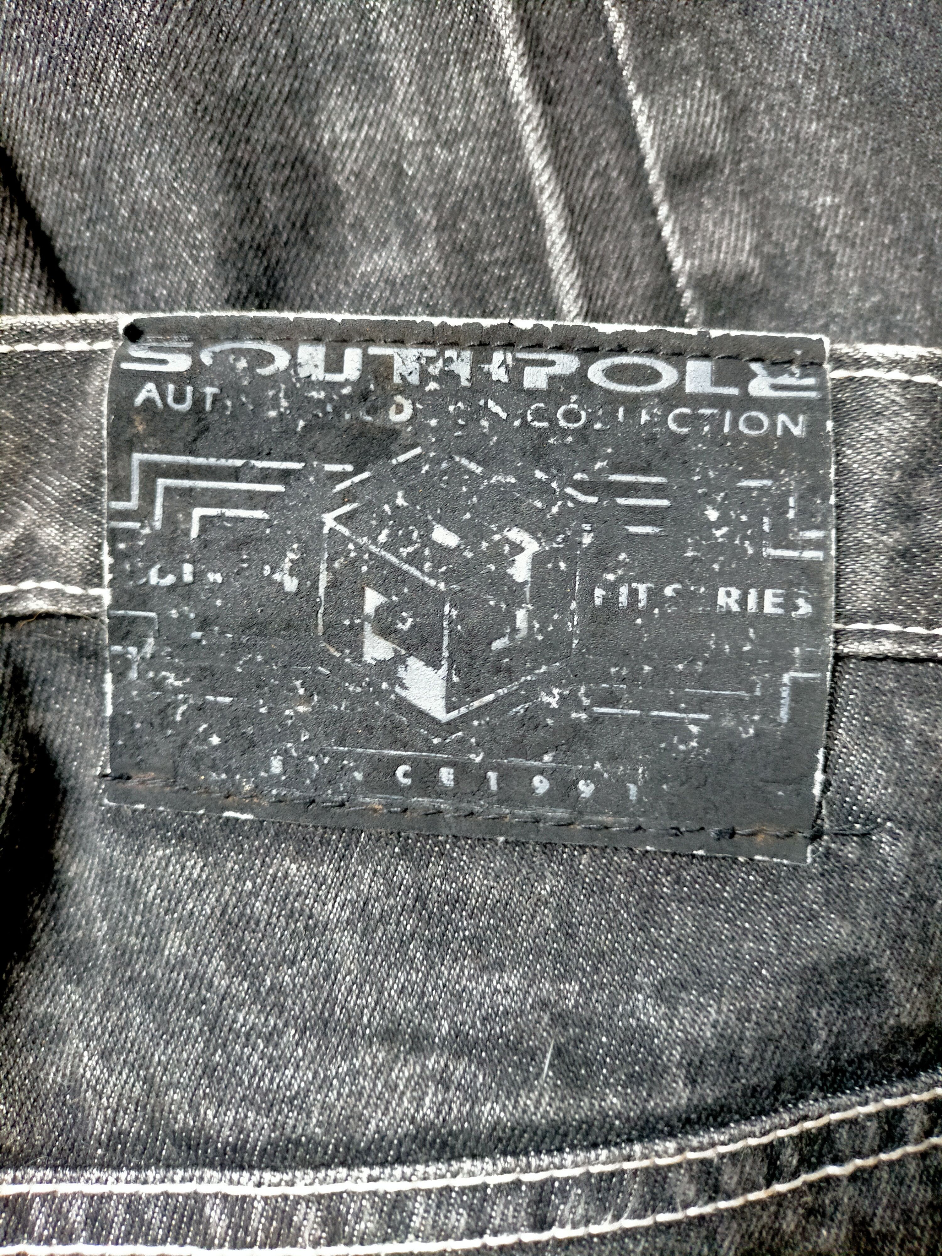 JNCO Vintage 90s Southpole Embroiderey Baggy Cargo hip hop style Size US 34 / EU 50 - 17 Thumbnail