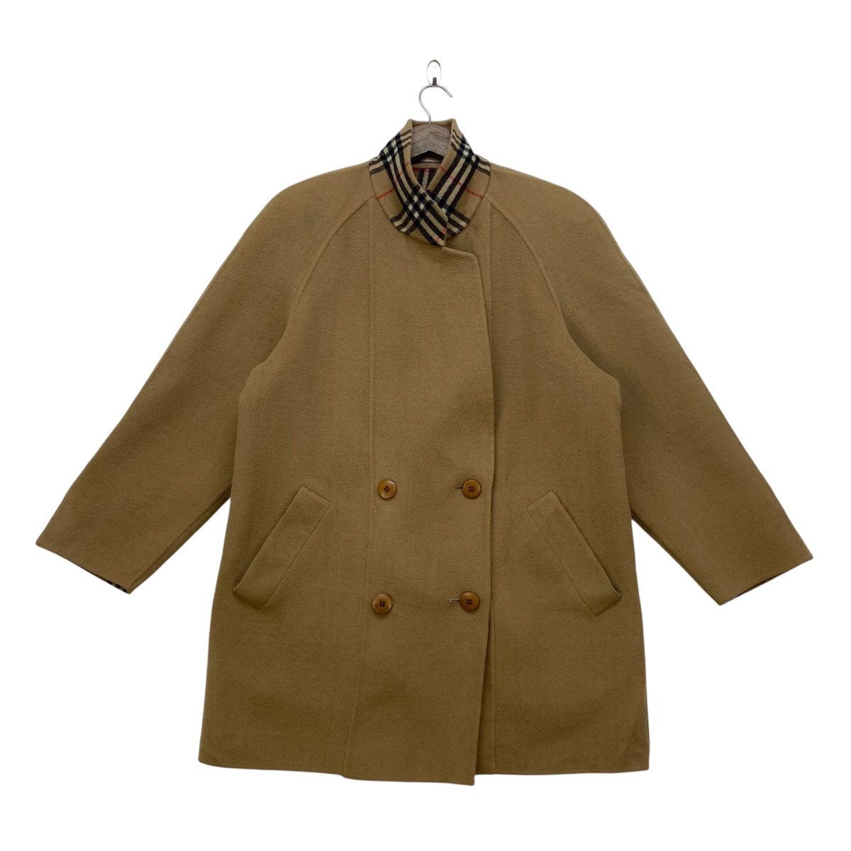 Burberry Prorsum Vintage Burberrys Prorsum Nova Check Wool Cashmere Coat Size M / US 6-8 / IT 42-44 - 3 Thumbnail