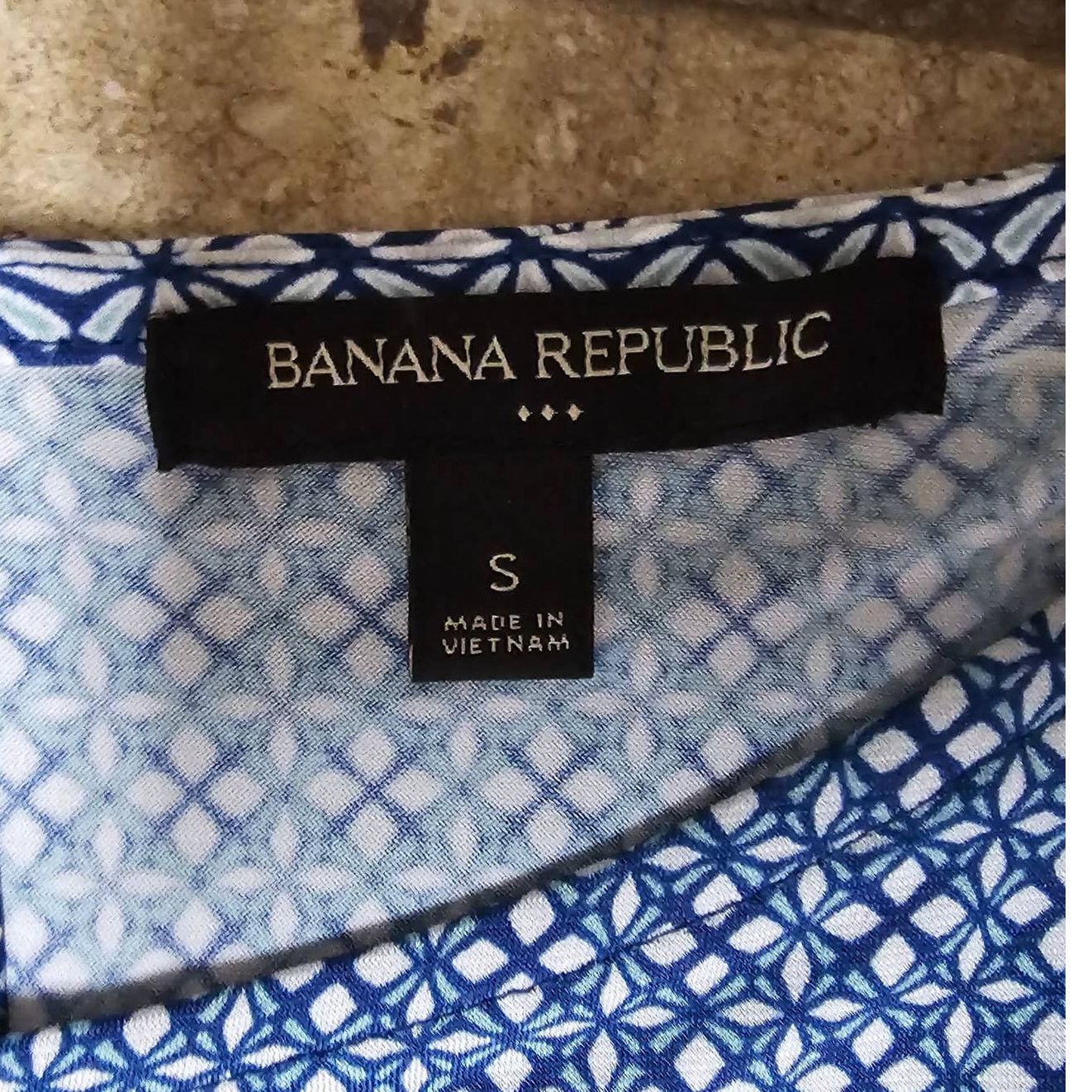Banana Republic Banana Republic Shift Dress Blue Stripe 3/4 sleeves sz Small Size S / US 4 / IT 40 - 5 Thumbnail