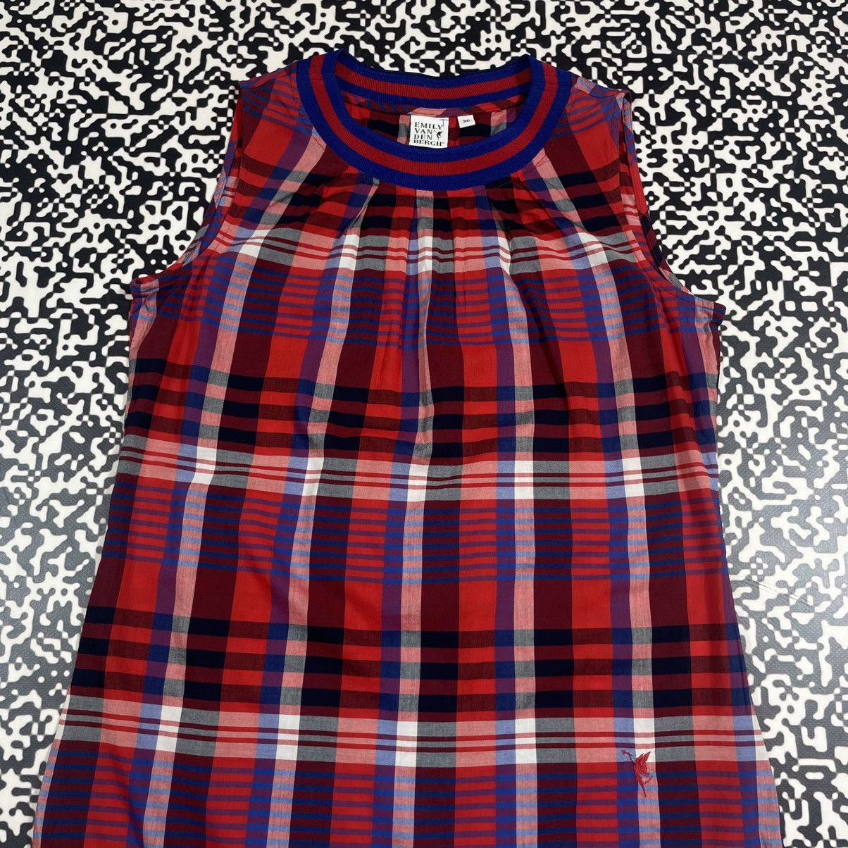 Vintage Vintage Y2K Emily Van Den Bergh Checked Luxury Shirt Size S / US 4 / IT 40 - 4 Thumbnail