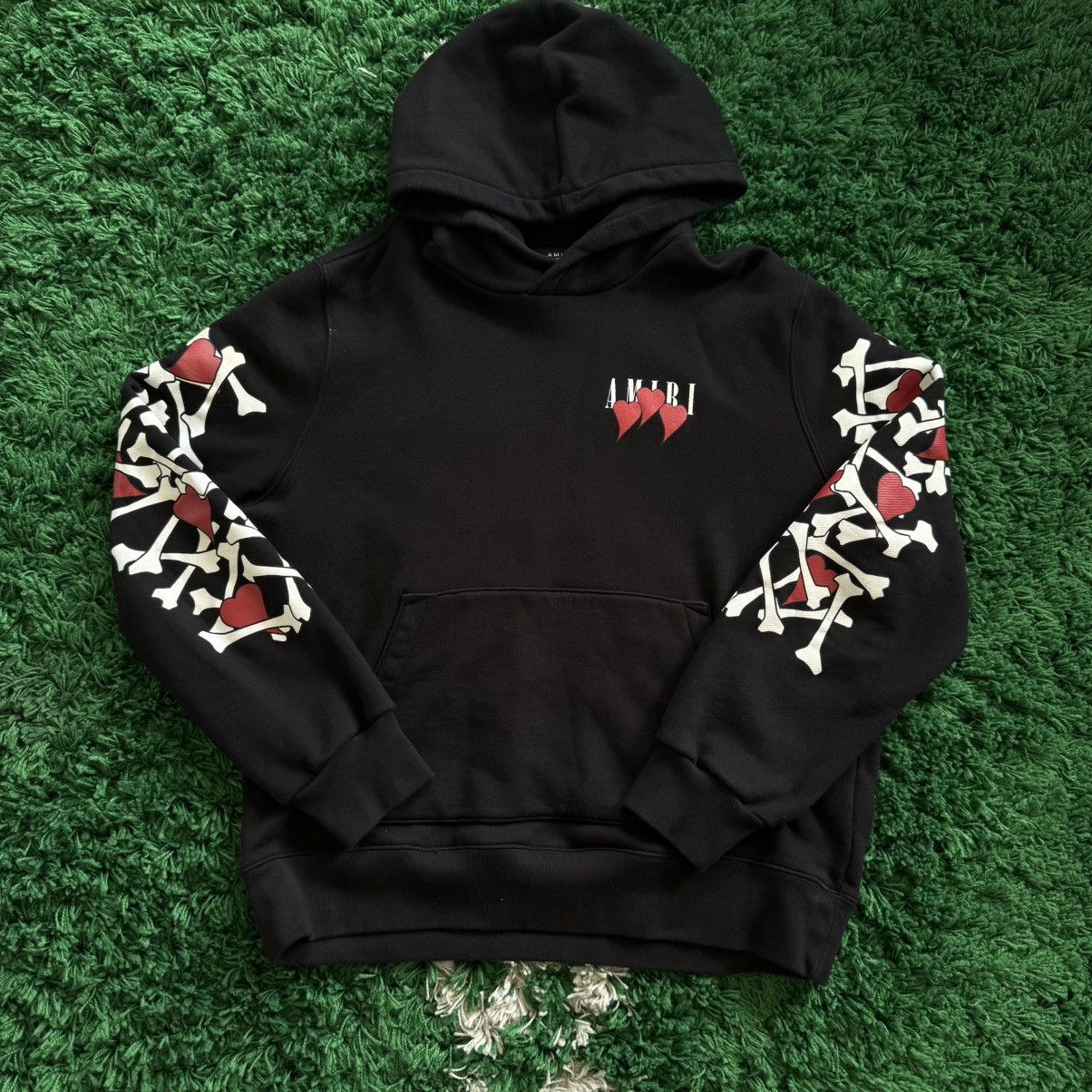 Amiri Amiri Hearts+Bones Hoodie size Large Size US L / EU 52-54 / 3 - 2 Thumbnail