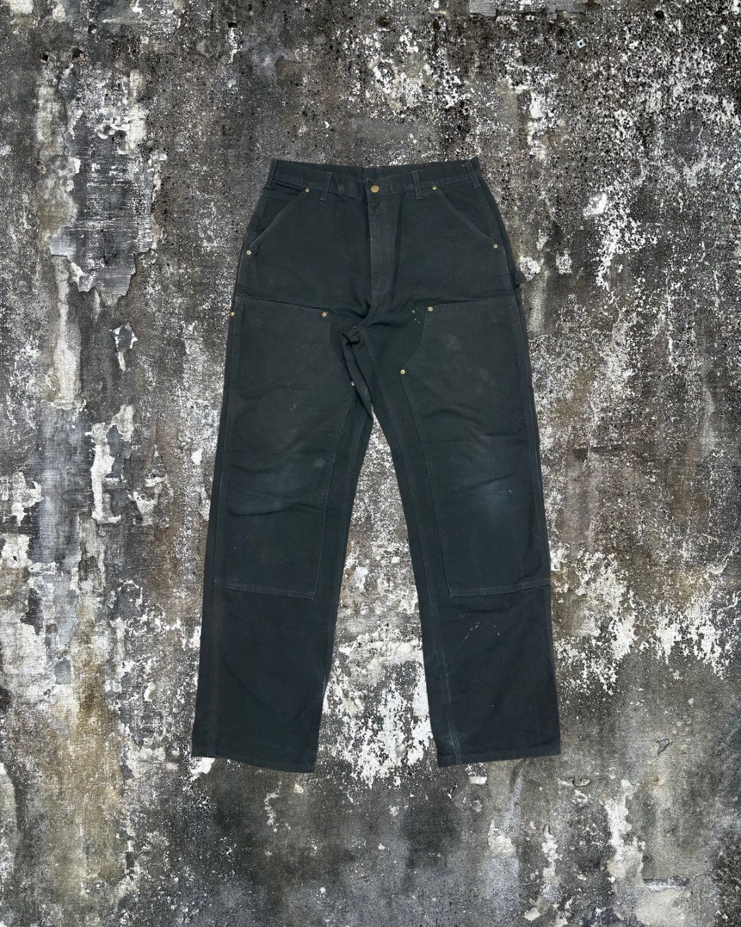 Carhartt Black Carhartt Double Knee Pants - Made in USA Size US 34 / EU 50 - 2 Thumbnail