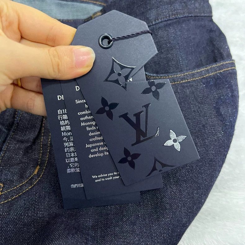 Louis Vuitton Louis Vuitton Side logo print jeans 2502-Nextarrow Size US 34 / EU 50 - 4 Thumbnail
