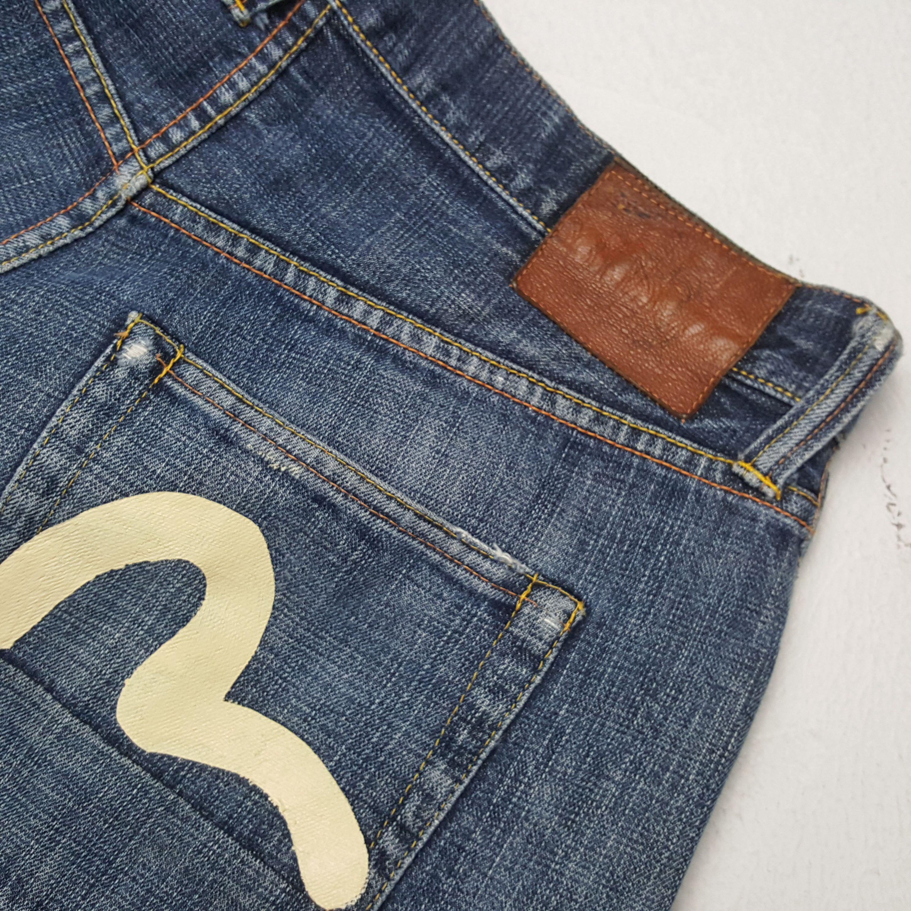 Evisu × Japanese Brand × Vintage Vintage EVISU Japanese Brand Daicock Custom Distressed Jean Size US 32 / EU 48 - 14 Thumbnail
