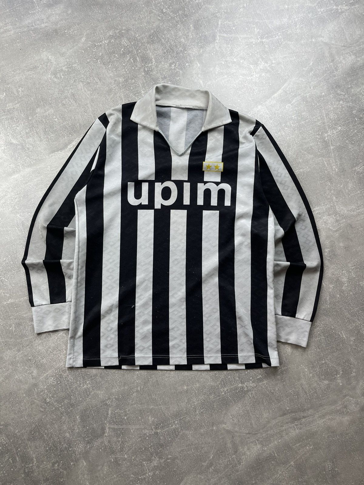 Vintage Vintage Juventus UPIM Long Sleeve Jersey 80s/90s Style Size US M / EU 48-50 / 2 - 2 Thumbnail