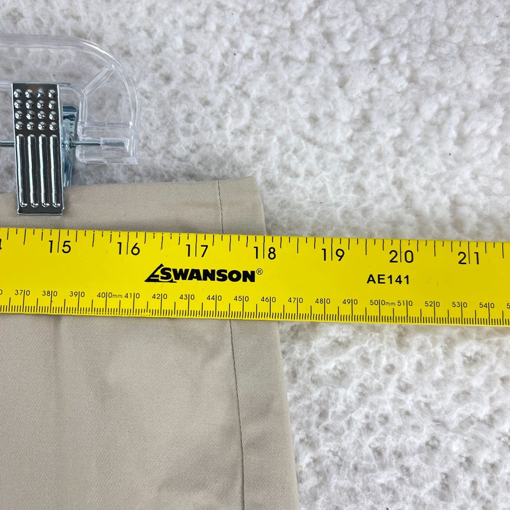 J. Jill J. Jill Petites Beige Cropped Chino Pants Womens Mid-Rise Straight Leg 14P XS? Size 36" / US 14 / IT 50 - 6 Thumbnail