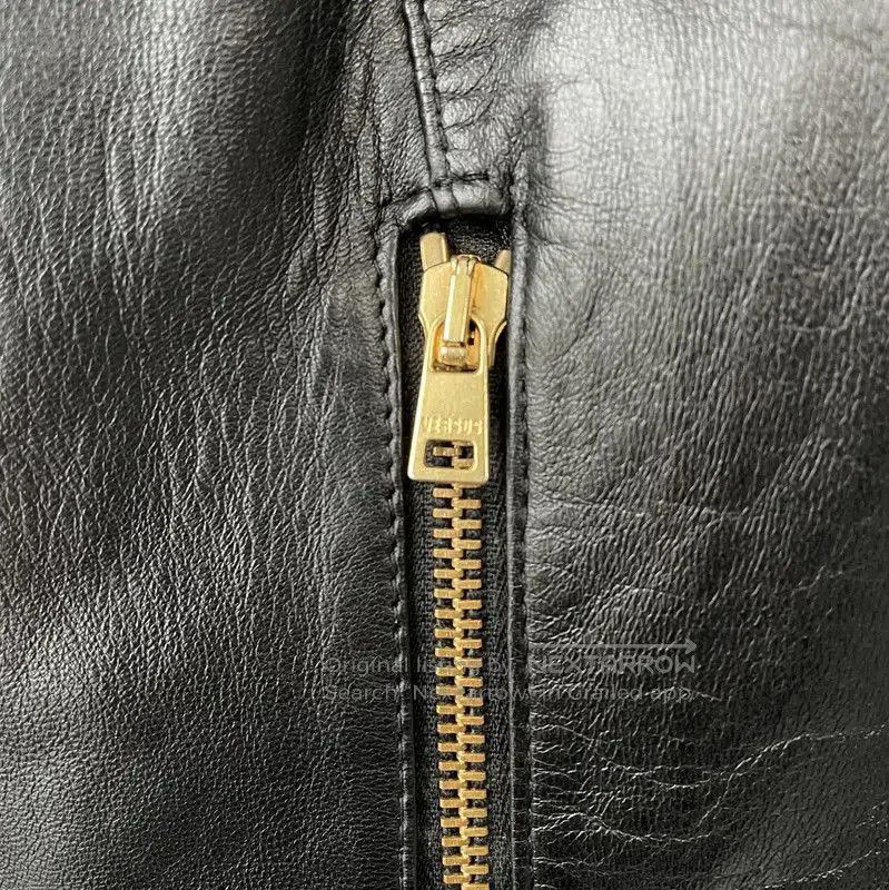 Versace Versace Black Women's Leather Jacket Large . Size L / US 10 / IT 46 - 6 Thumbnail